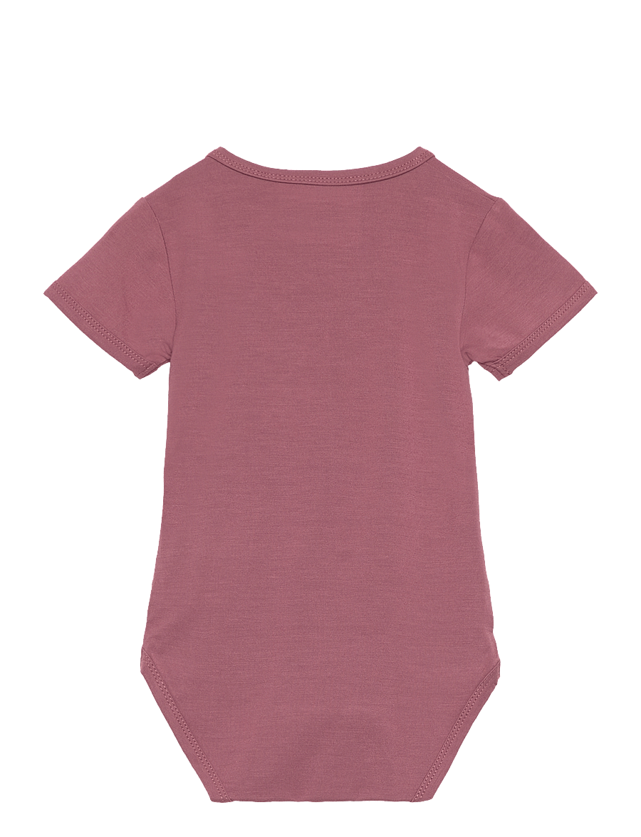 Minymo - Body SS - kurzärmelige bodys - rose brown - 1