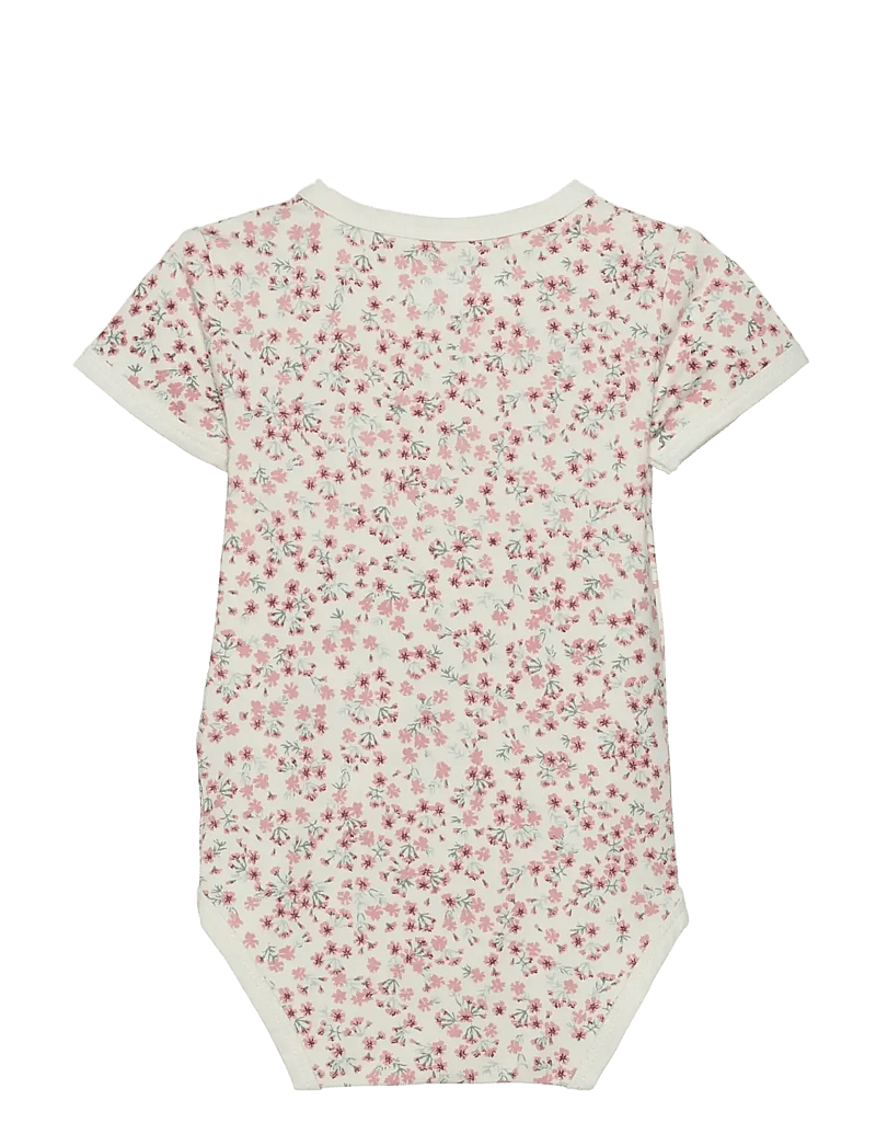 Minymo - Body SS - short-sleeved bodies - rose tan - 1