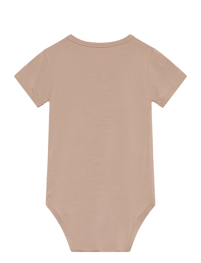 Minymo - Body SS - kortärmade bodies - simply taupe - 1