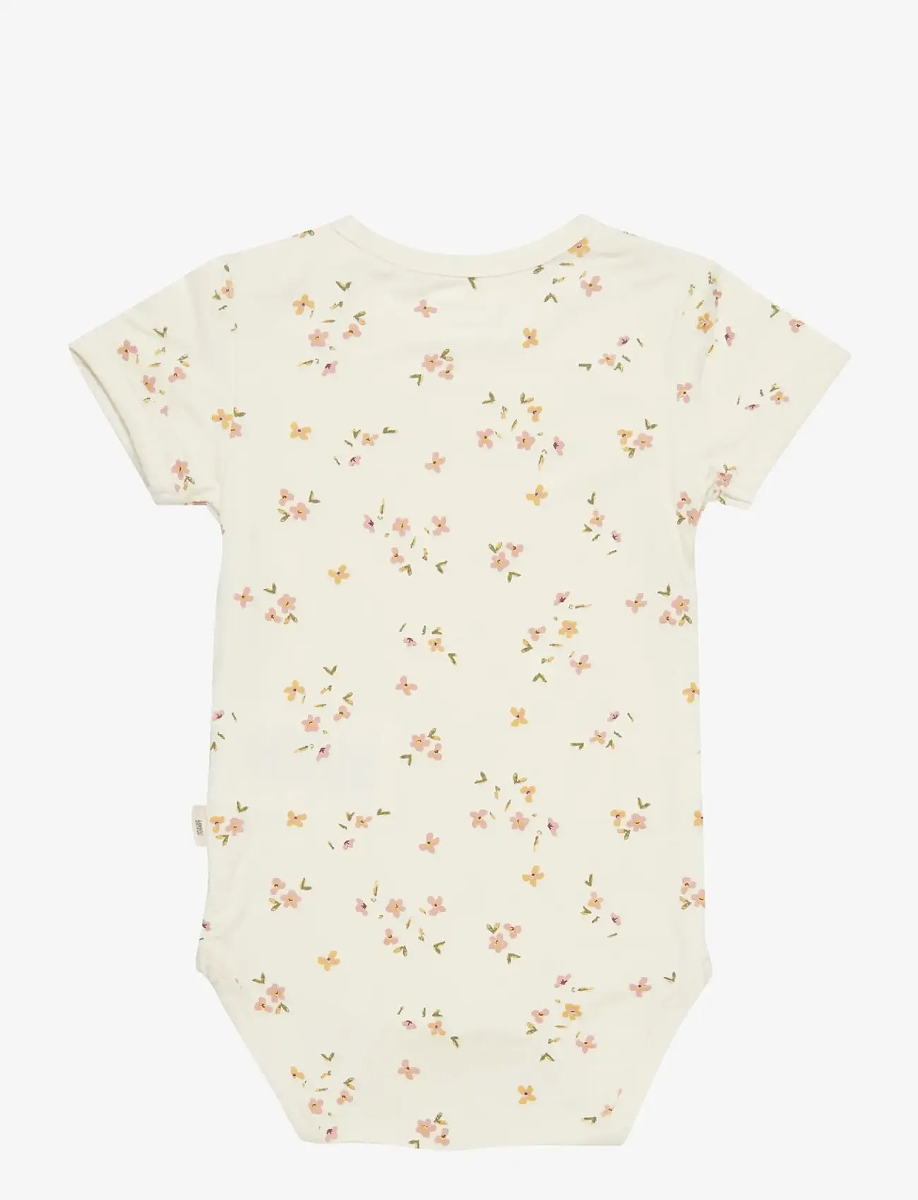 Minymo - Body SS - short-sleeved bodies - veiled rose flower - 1