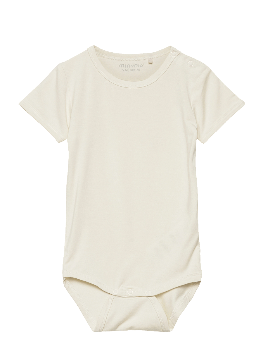 Minymo - Body SS - rompers met korte mouwen - white - 0