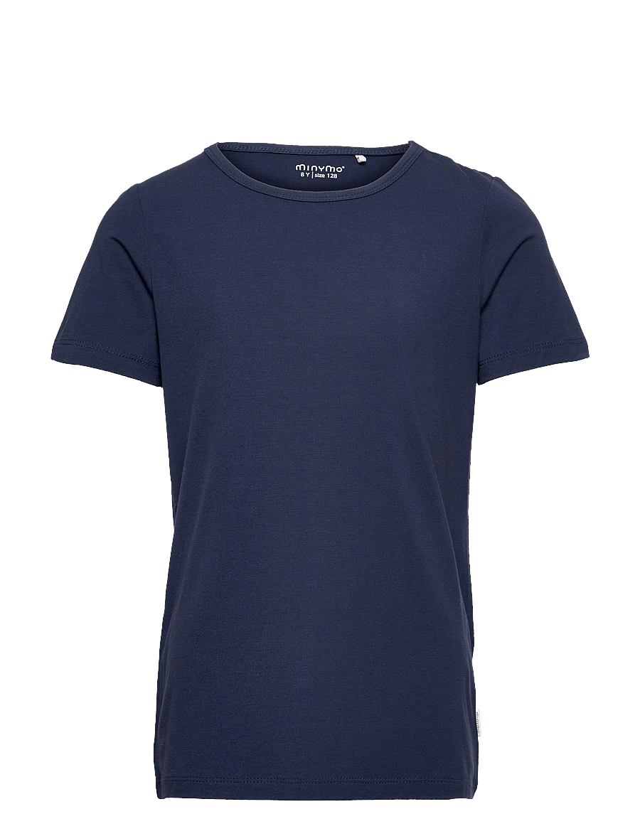 Minymo - Blouse SS - krótki rękaw - dark navy - 0