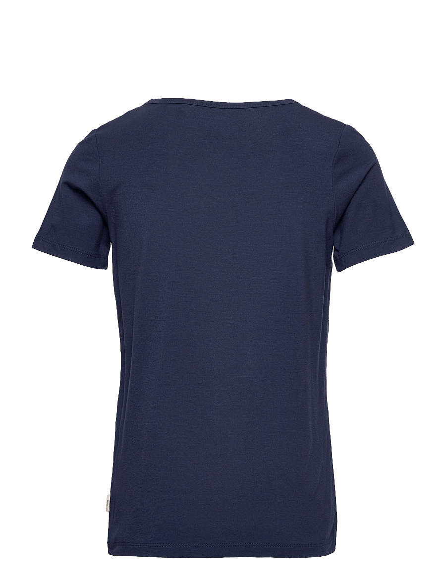 Minymo - Blouse SS - krótki rękaw - dark navy - 1