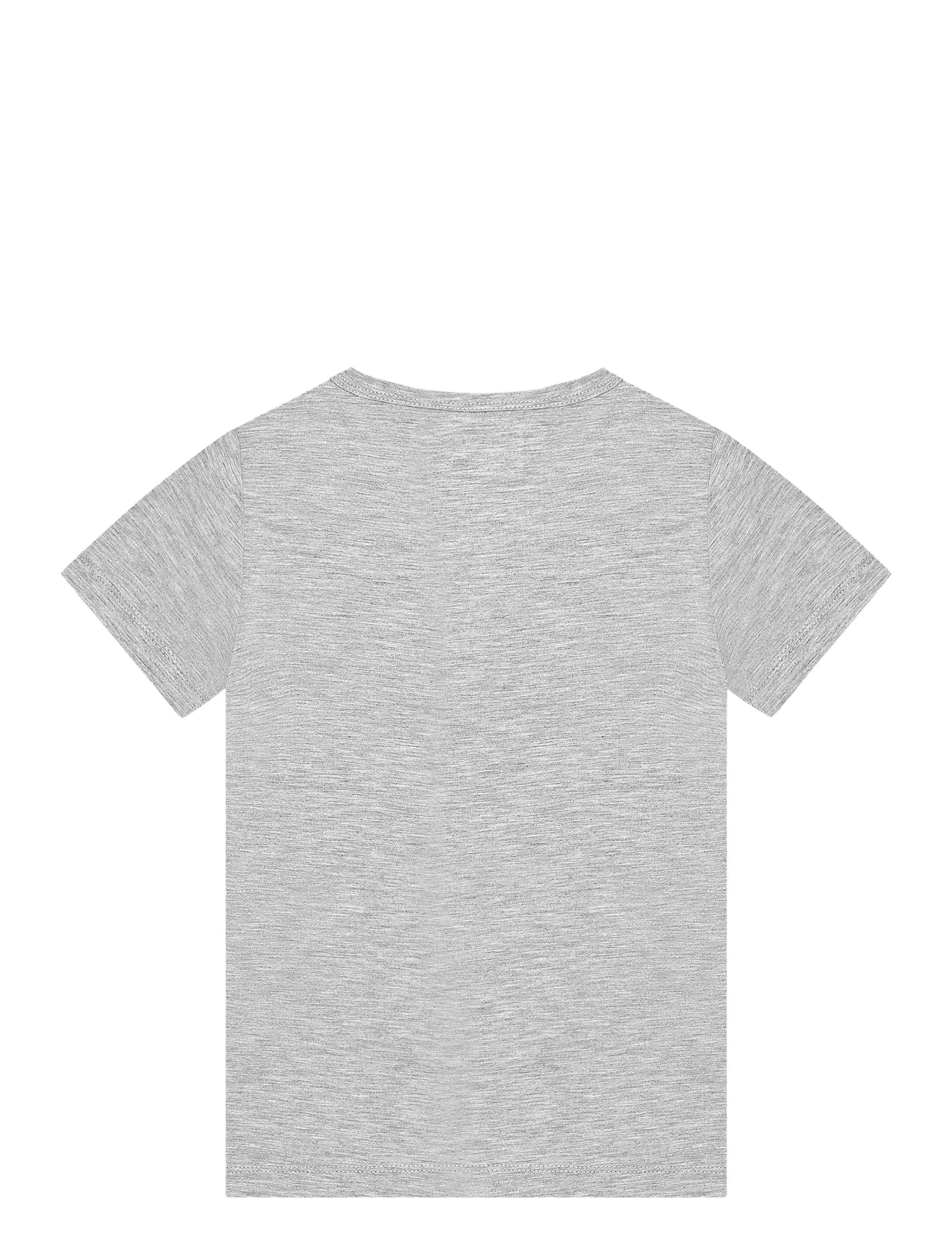 Minymo - Blouse SS - short-sleeved t-shirts - mediumgreymelange - 1