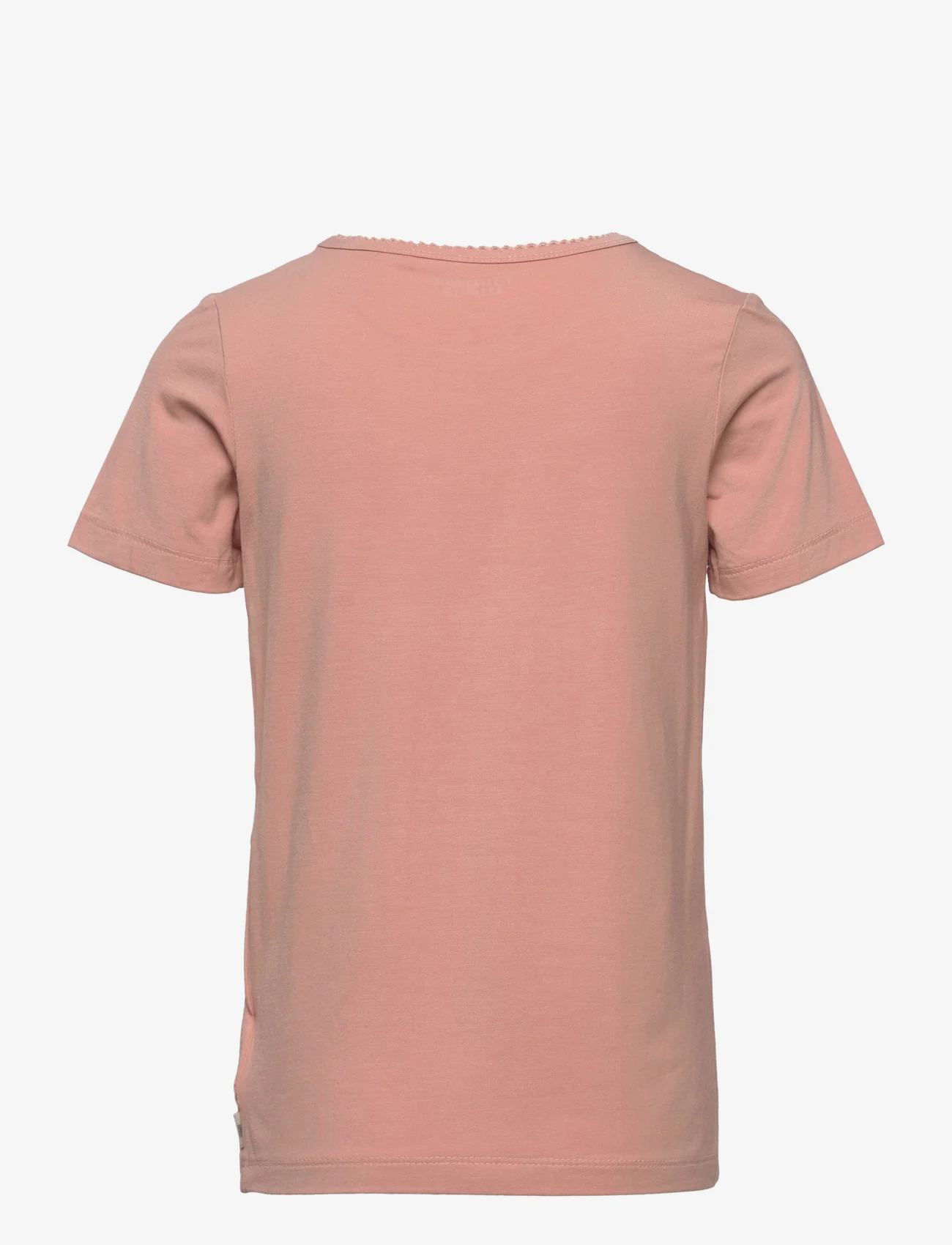 Minymo - Blouse SS - Bamboo - short-sleeved t-shirts - misty rose - 1