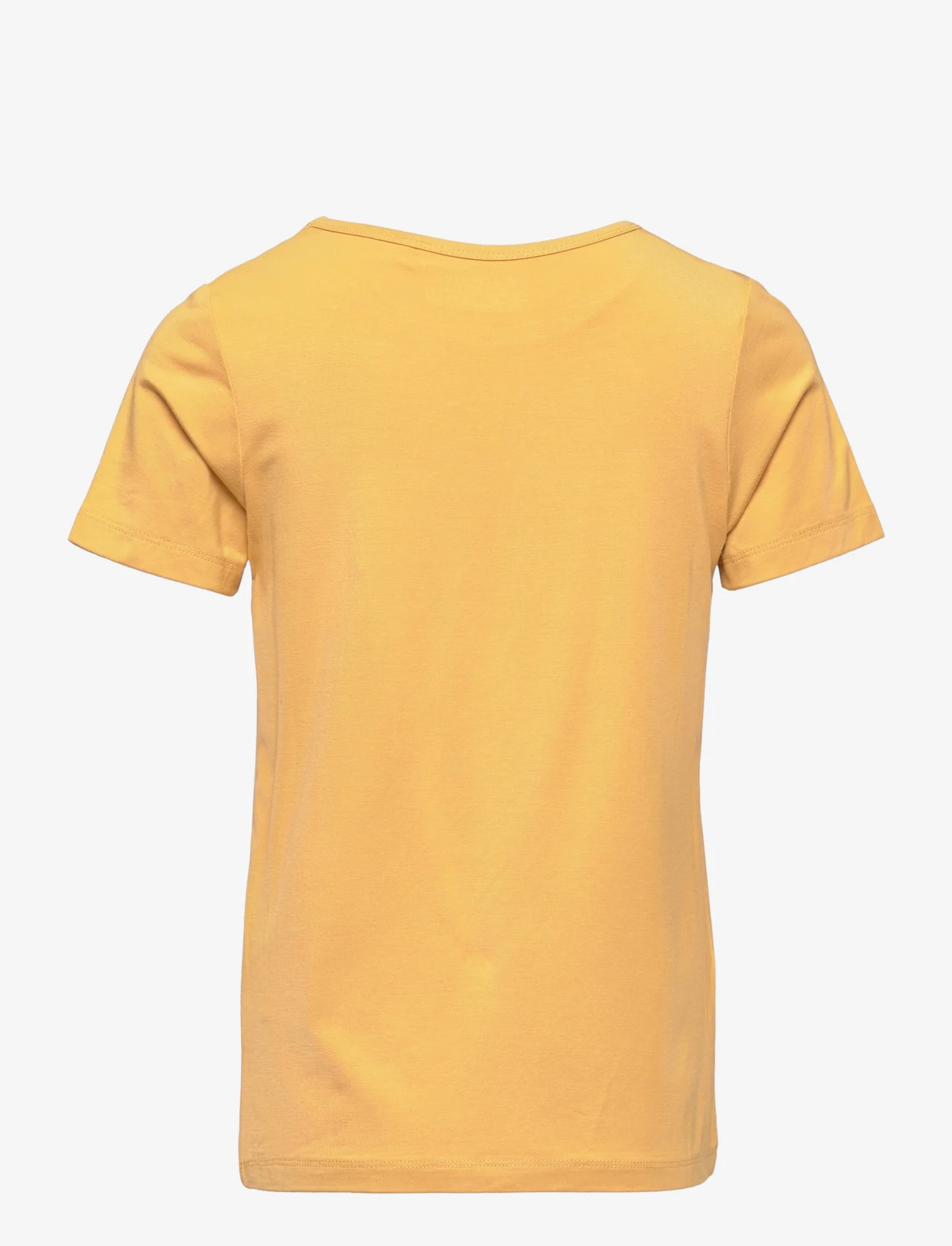 Minymo - Blouse SS - Bamboo - kortärmade t-shirts - rattan - 1