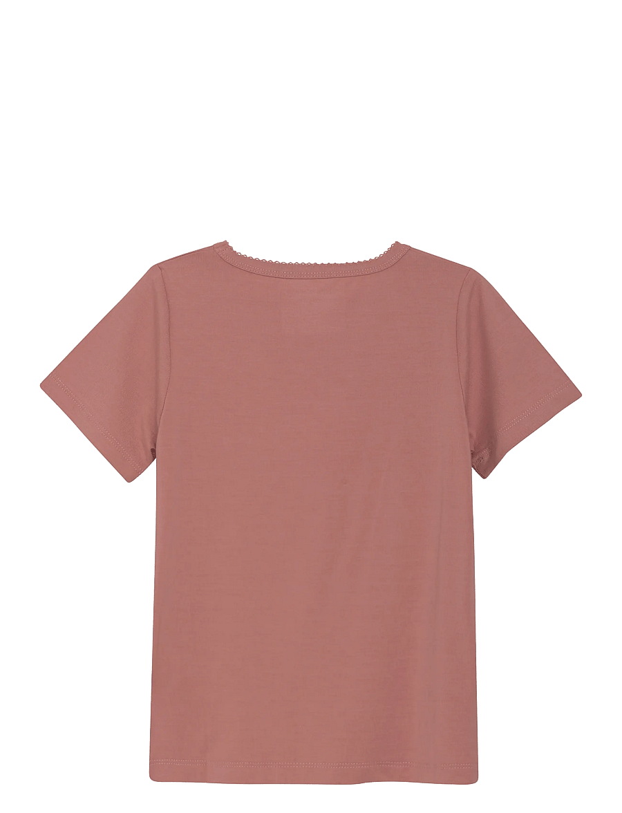 Minymo - Blouse SS - kurzärmelige - withered rose - 1