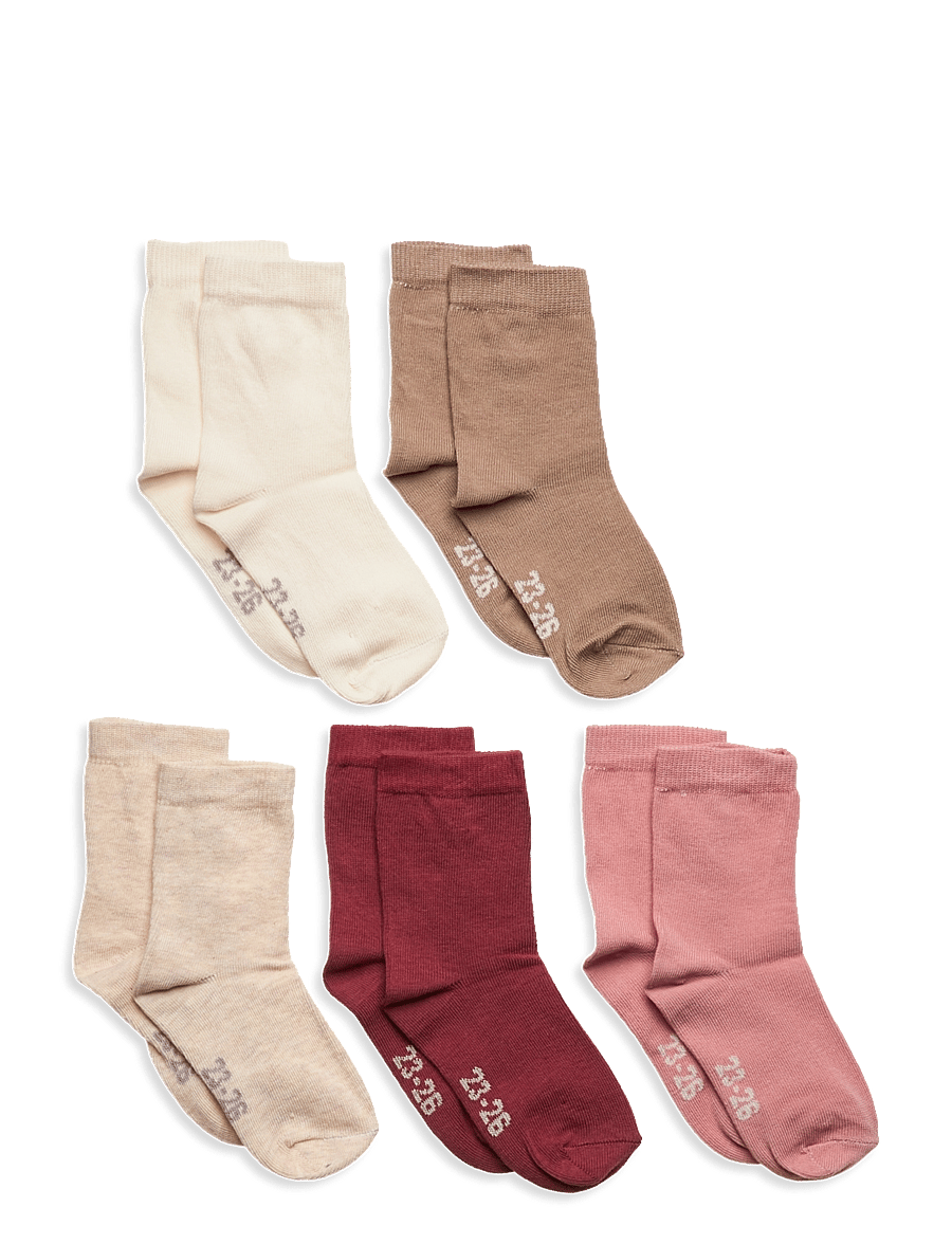 Minymo - Ankle sock - multi (5-pack) - strümpfe - rose cloud - 0