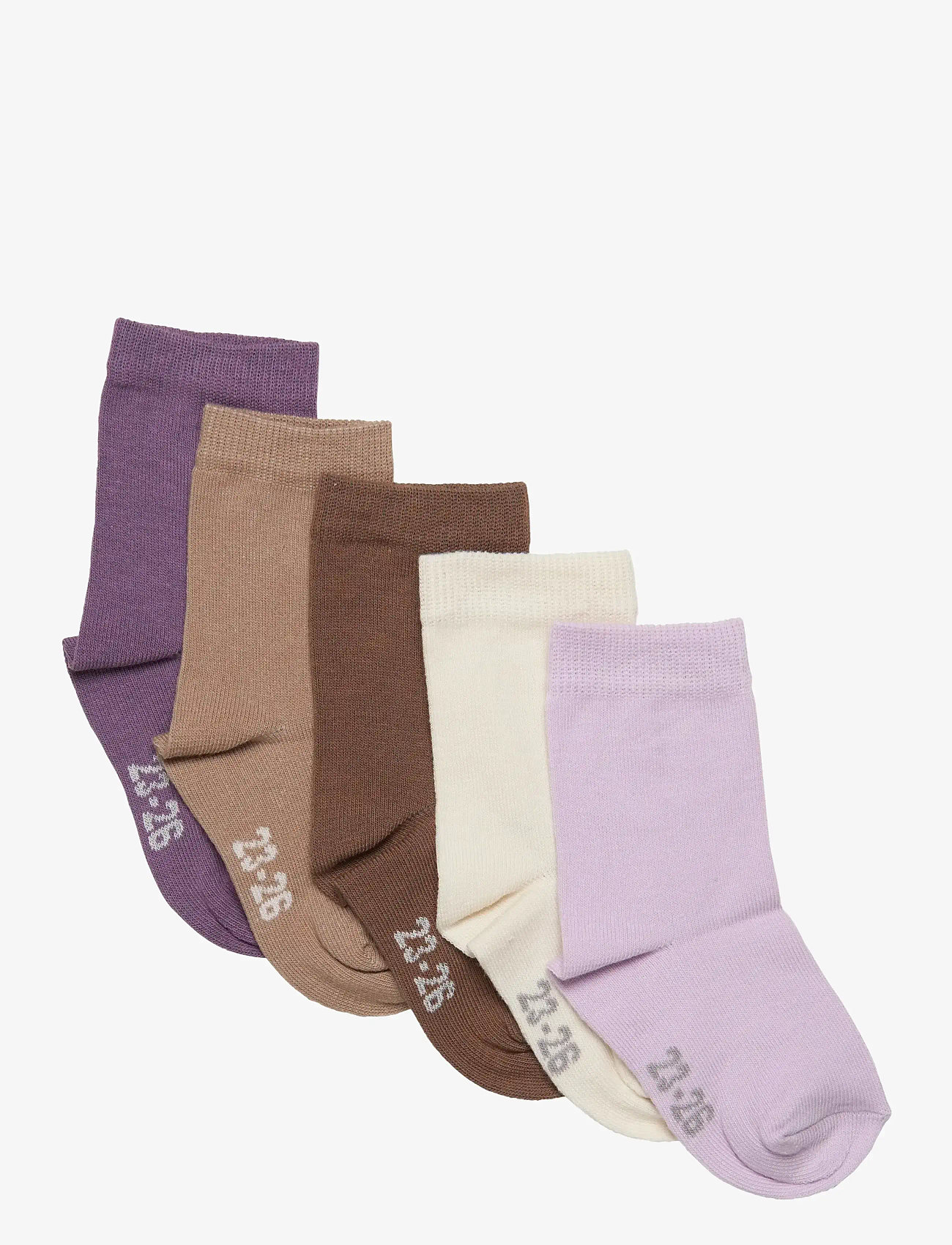 Minymo - Ankle sock - multi (5-pack) - madalaimad hinnad - very grape - 1