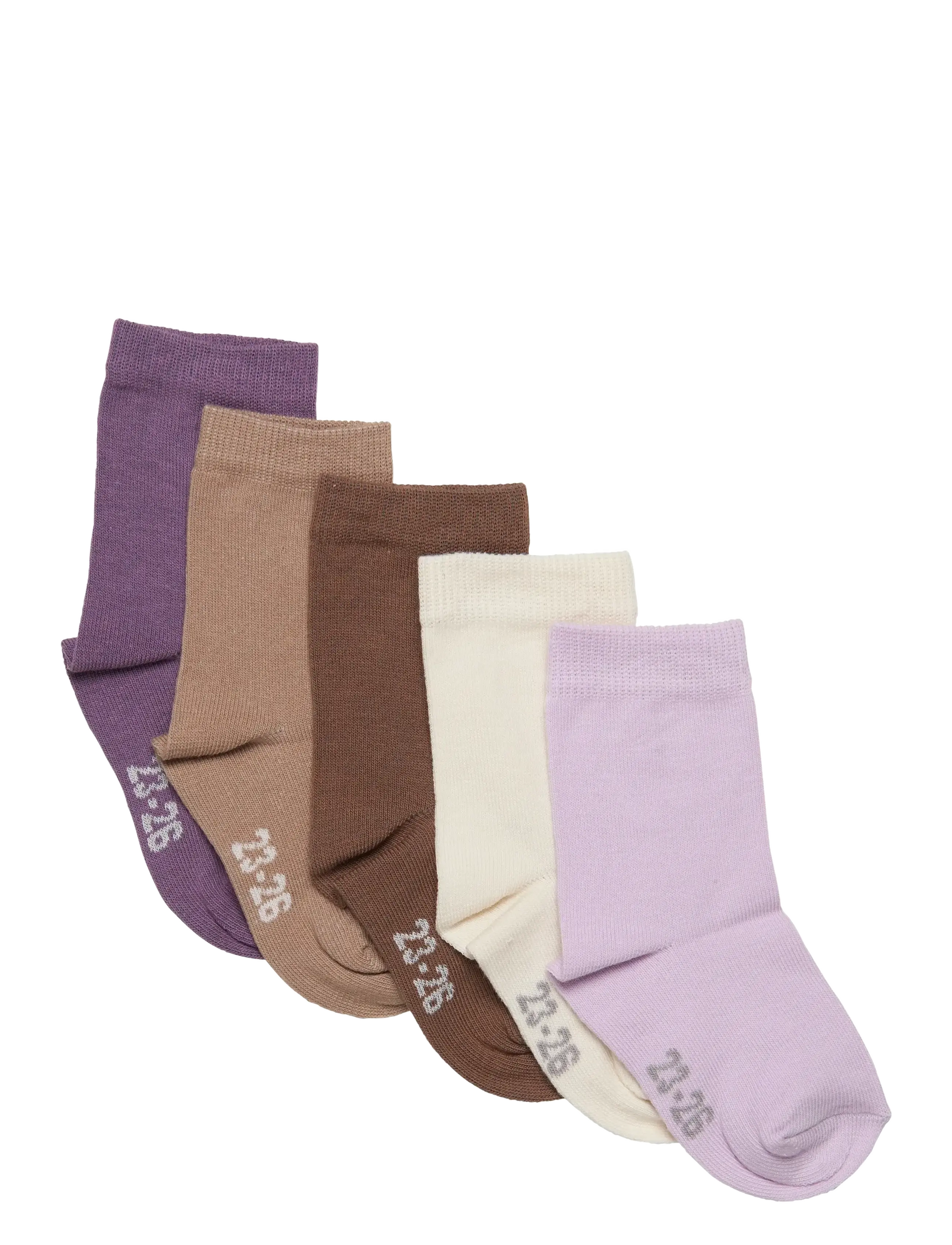 Minymo - Ankle sock - multi (5-pack) - laveste priser - very grape - 1