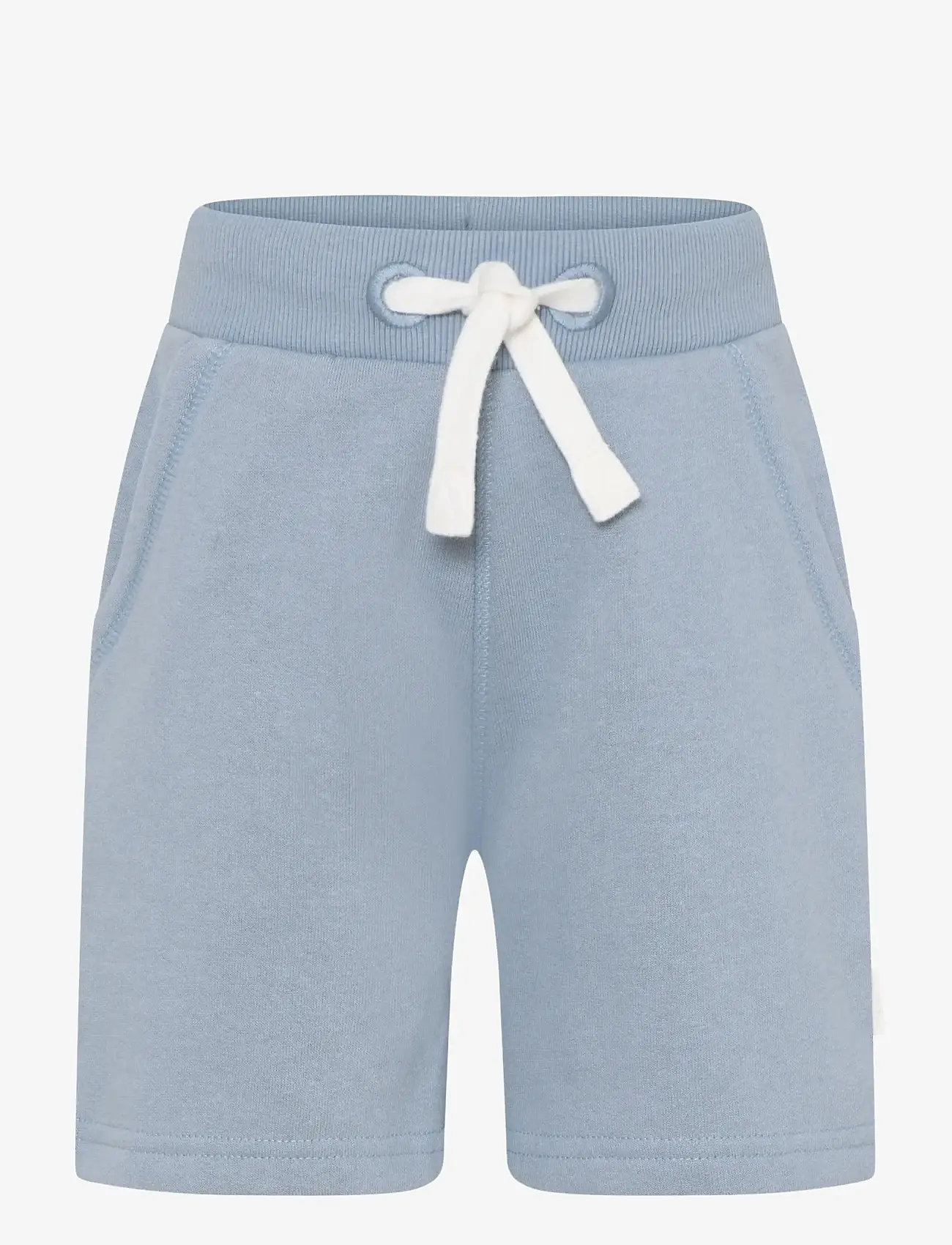 Minymo - Basic 53 -Sweat short (2-pack) - sweatshorts - ashley blue - 3