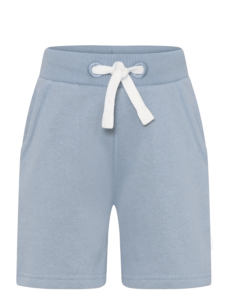 Minymo - Basic 53 -Sweat short (2-pack) - sweatshorts - ashley blue - 3