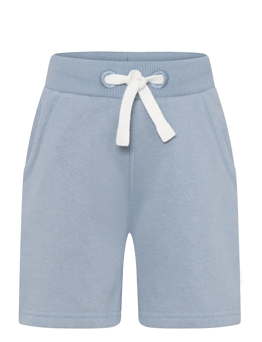 Minymo - Basic 53 -Sweat short (2-pack) - sweatshorts - ashley blue - 3