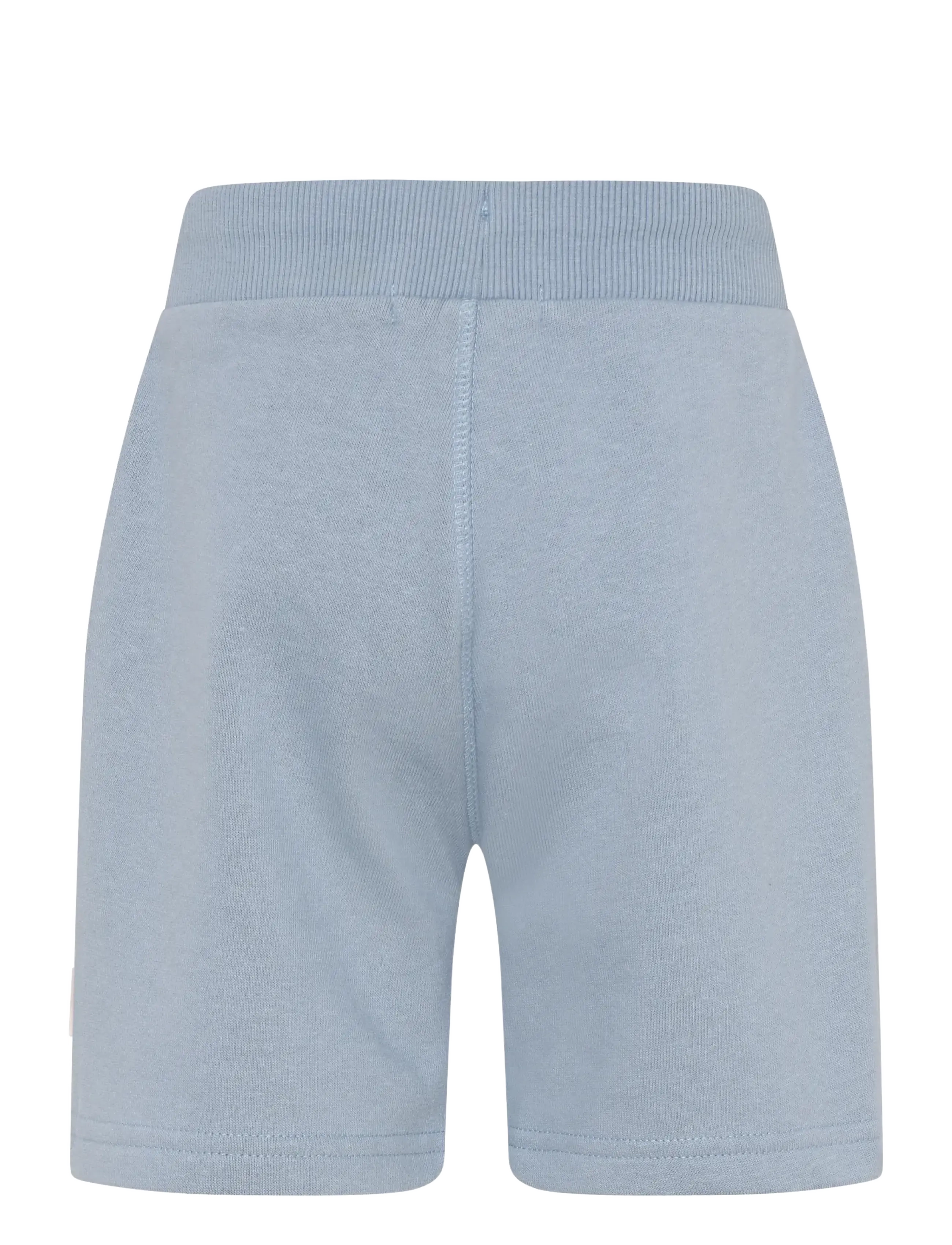 Minymo - Basic 53 -Sweat short (2-pack) - sweatshorts - ashley blue - 4