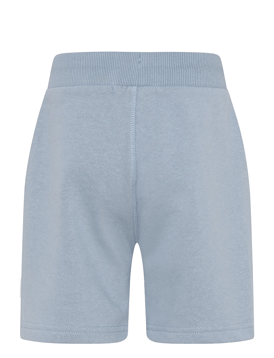 Minymo - Basic 53 -Sweat short (2-pack) - sweatshorts - ashley blue - 4