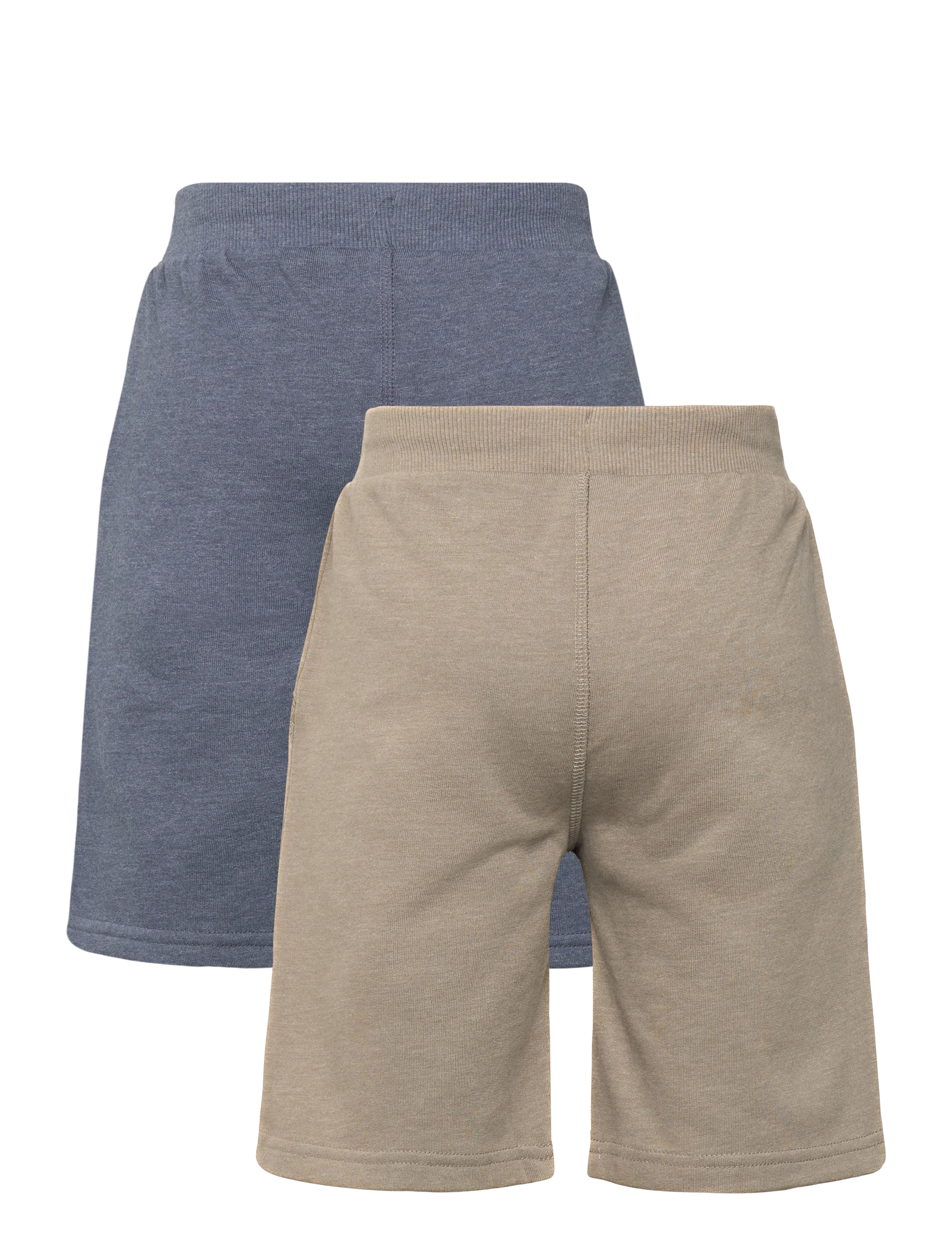 Minymo - Basic 53 -Sweat short (2-pack) - mjukisshorts - vetiver - 1