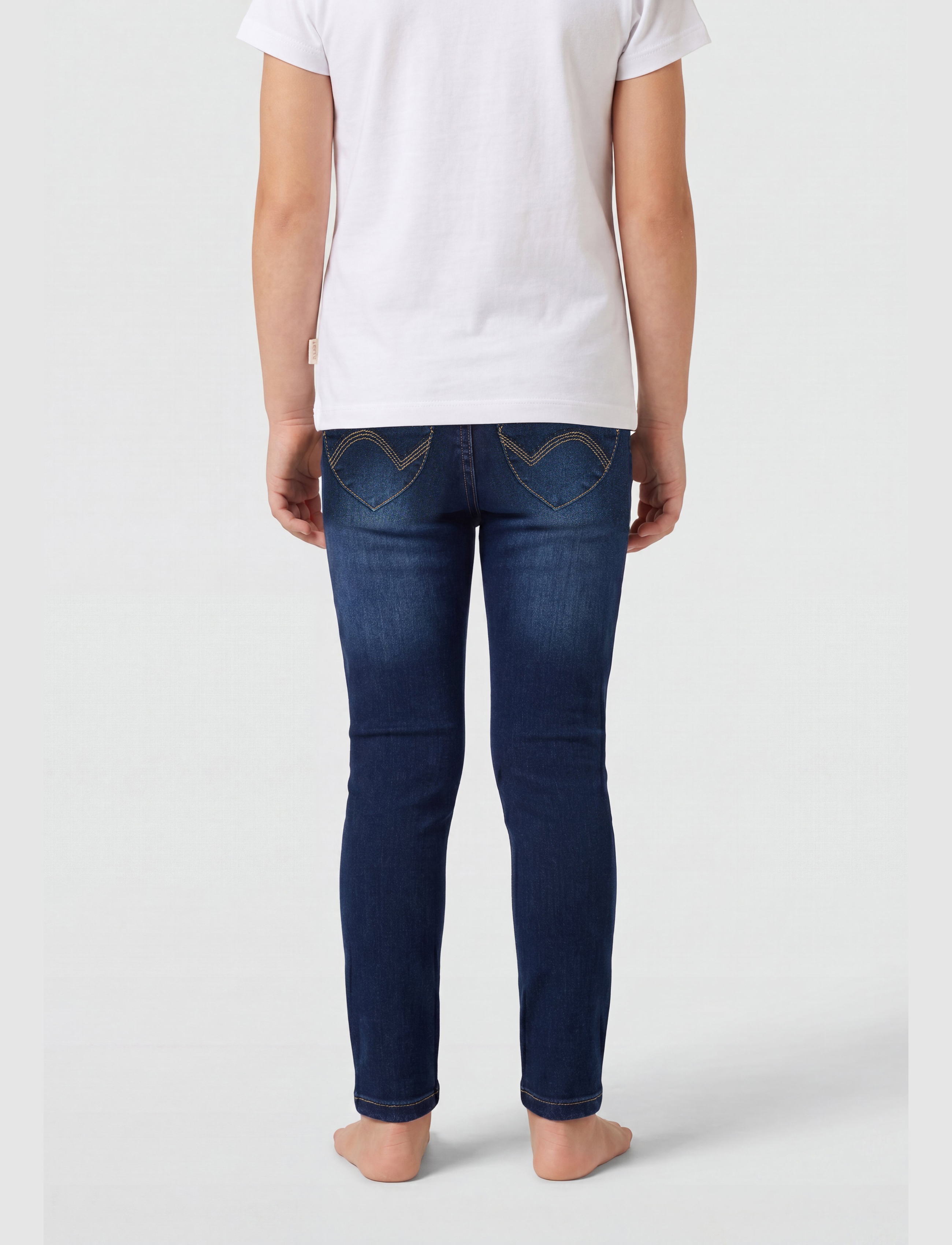 Minymo - Jegging stretch slim fit - skinny jeans - dark blue denim - 0