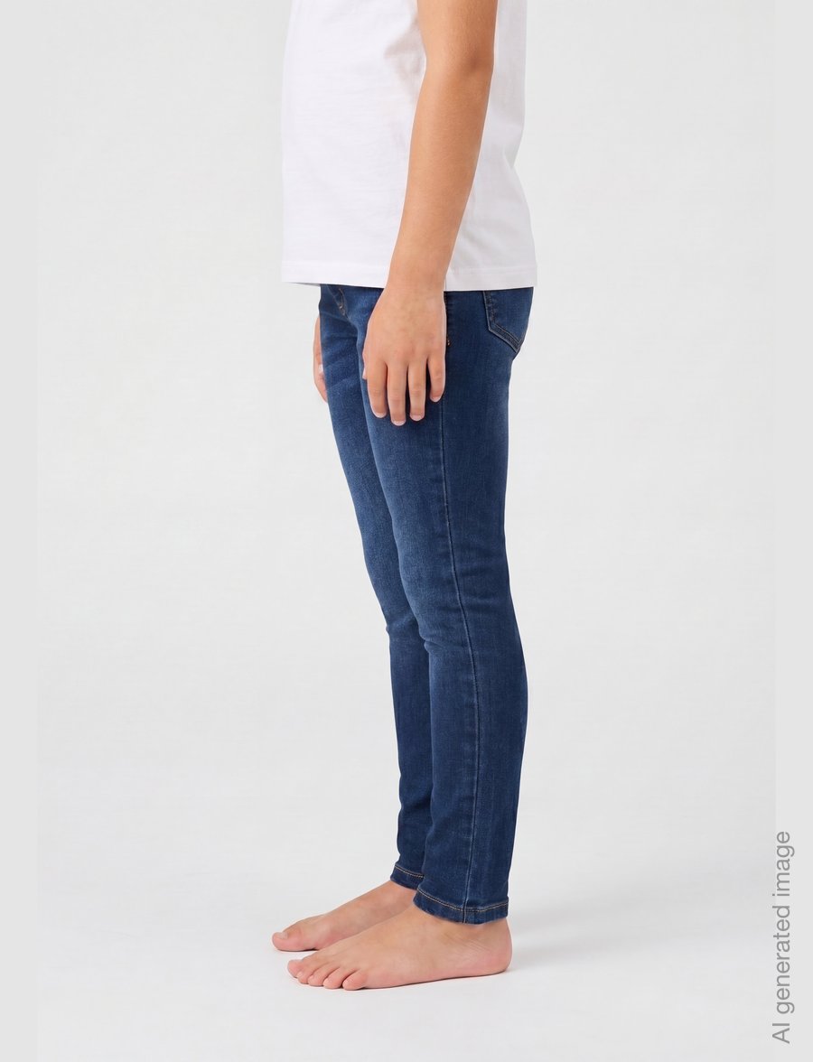 Minymo - Jegging stretch slim fit - skinny jeans - dark blue denim - 4