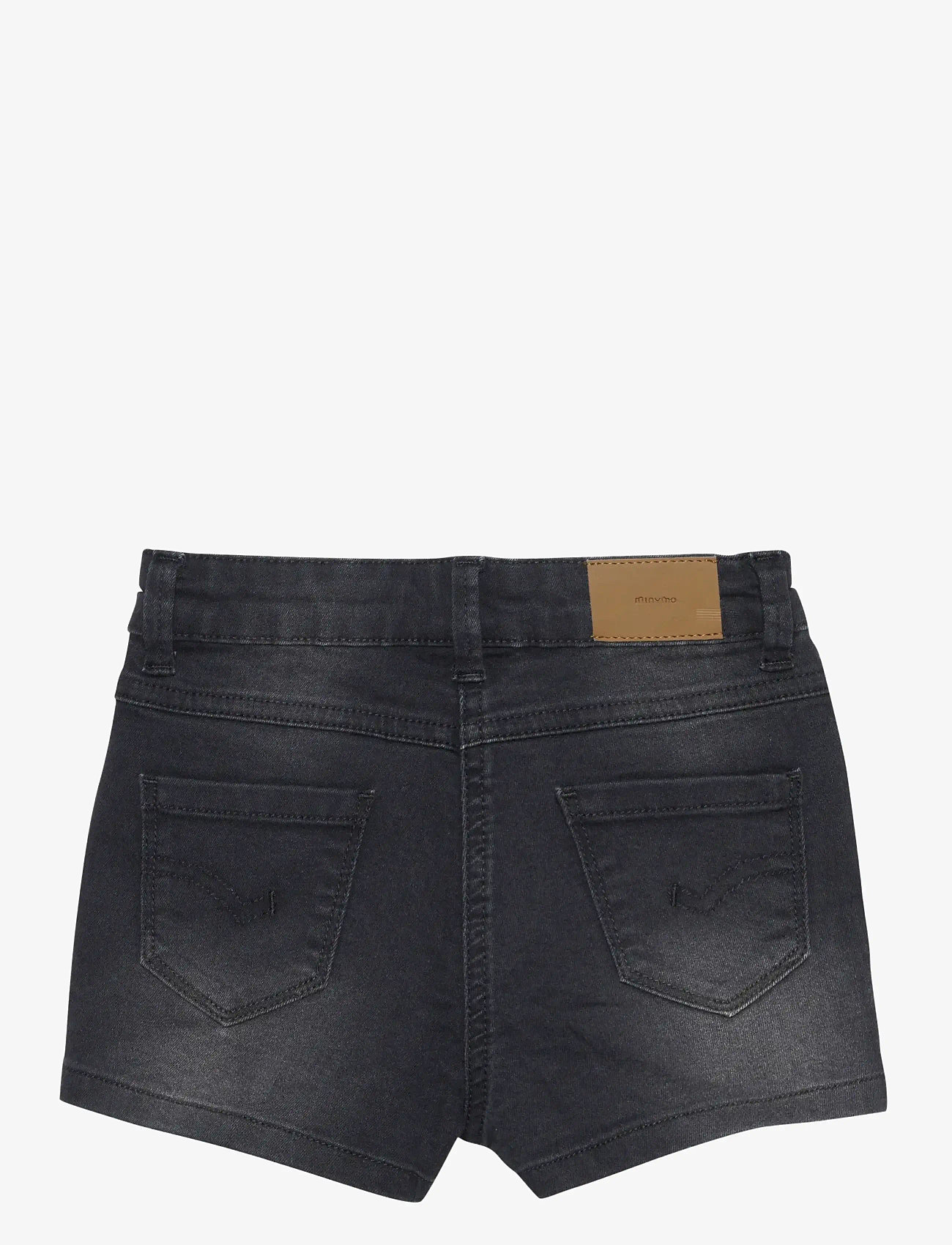 Minymo - Shorts power stretch - denimshorts - grey black - 1