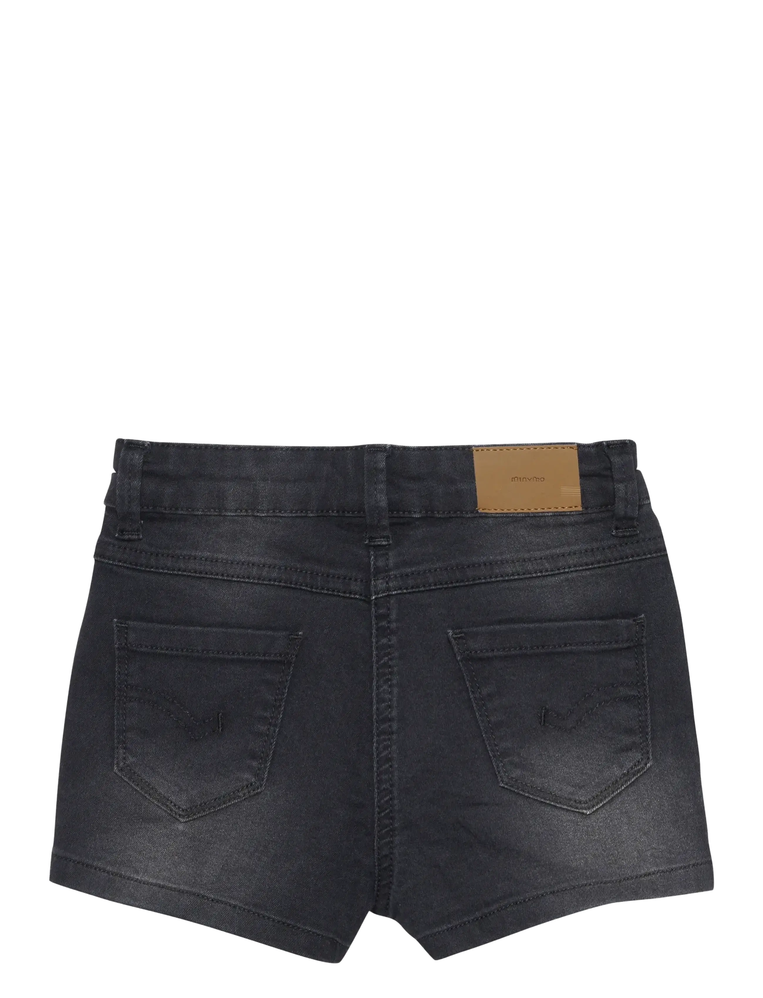 Minymo - Shorts power stretch - korte jeansbroeken - grey black - 1
