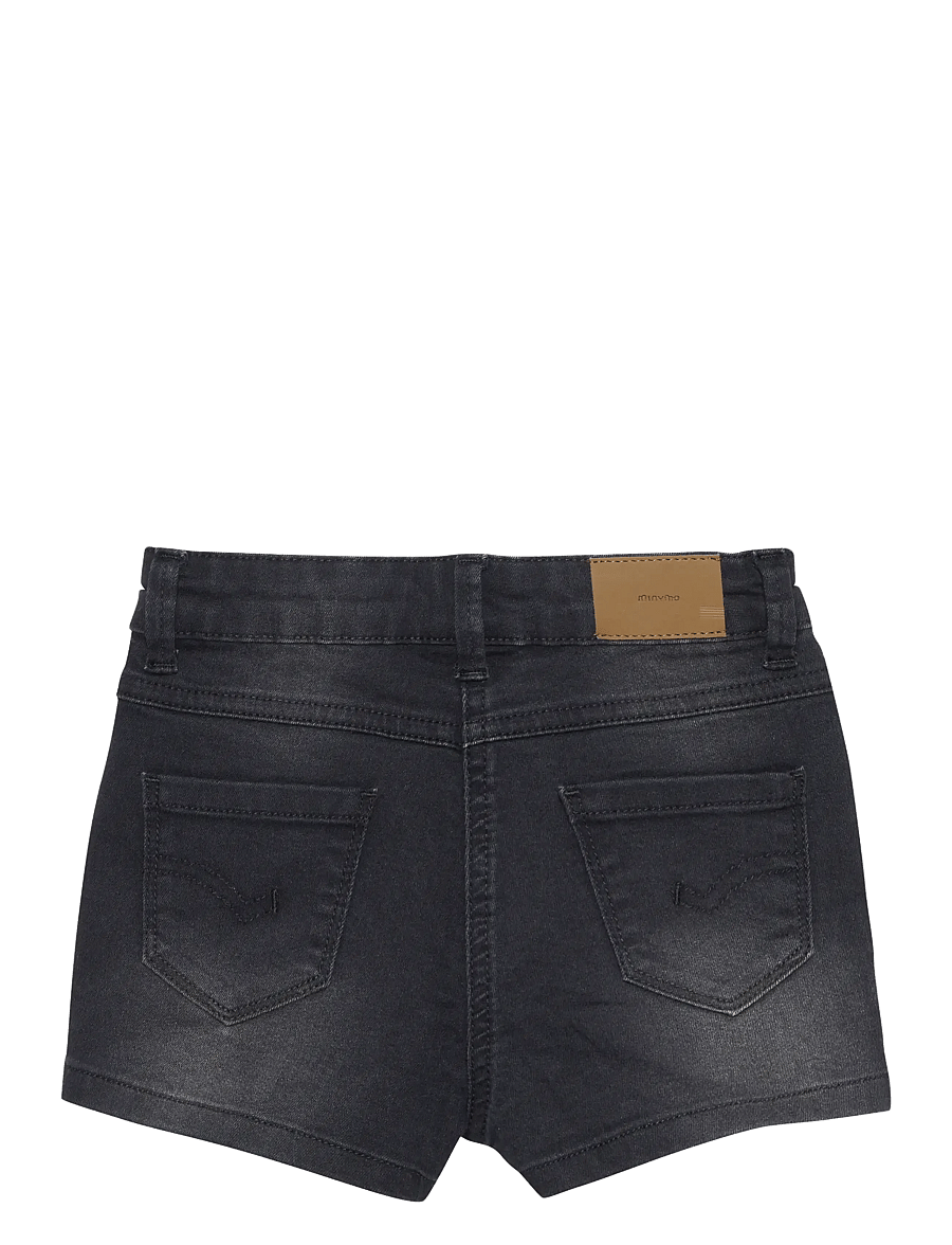 Minymo - Shorts power stretch - farkkushortsit - grey black - 1