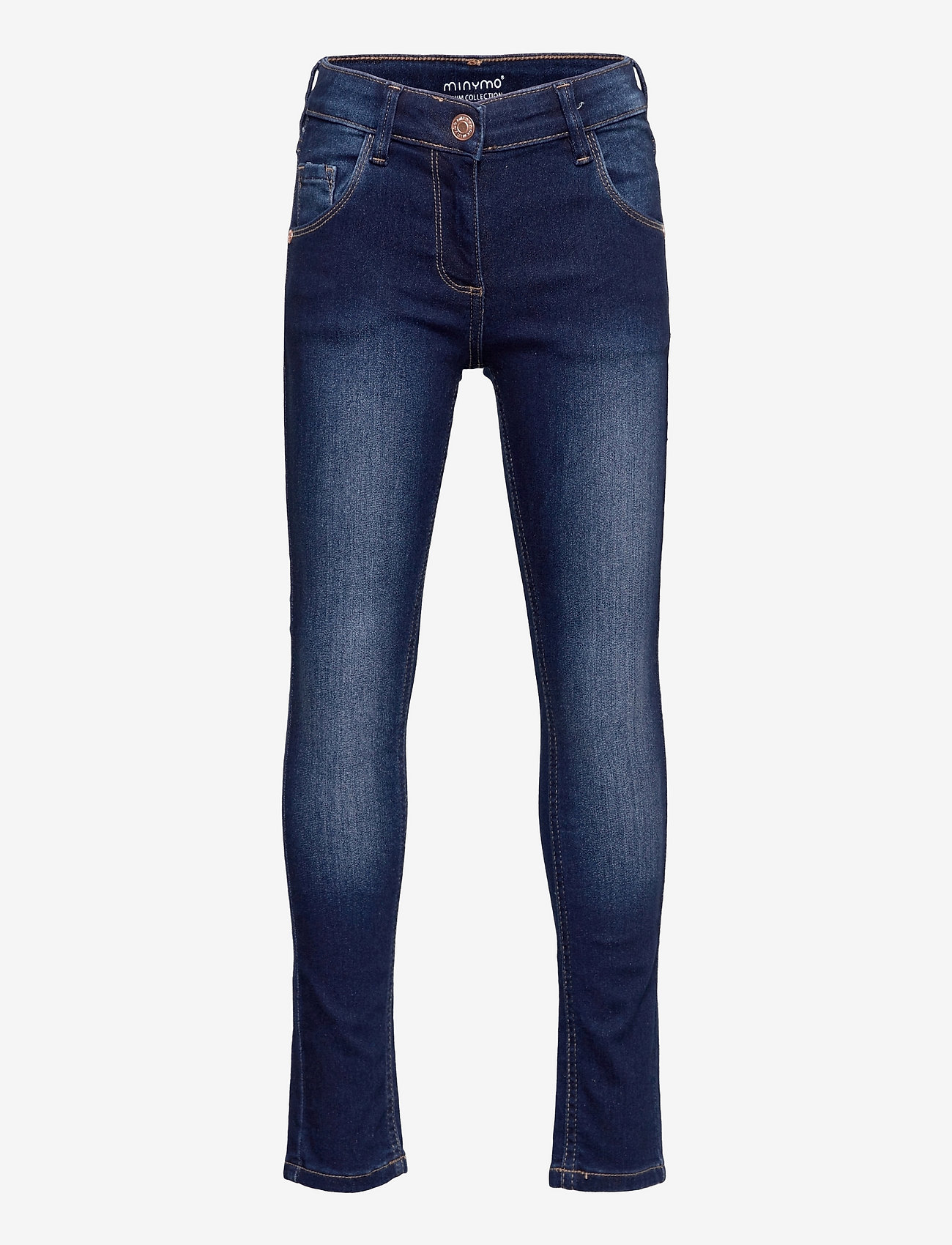 Minymo - Jeans power stretch slim fit - skinny jeans - dark blue denim - 0