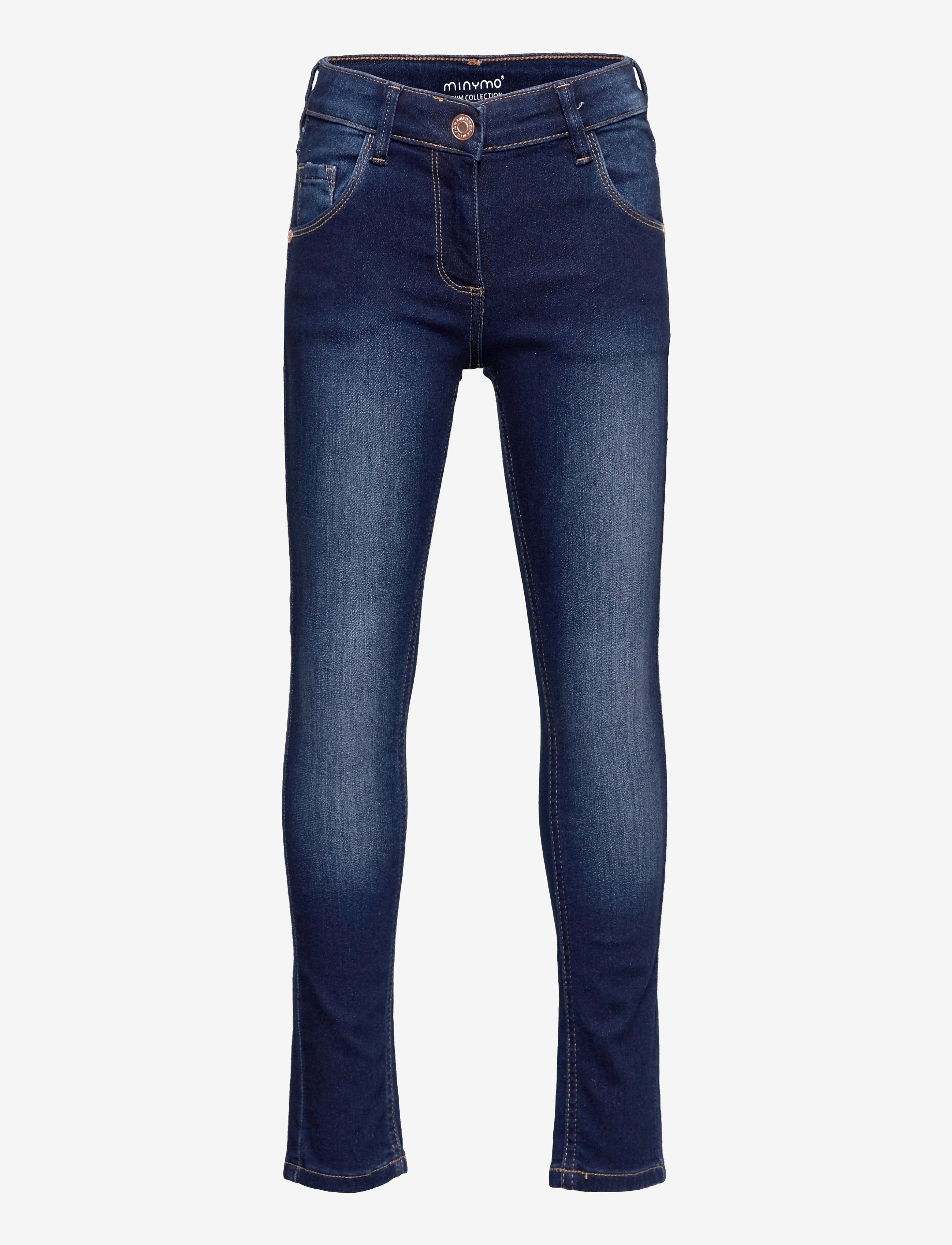 Minymo Jeans stretch slim fit - Underdeler - DARK BLUE DENIM / blue