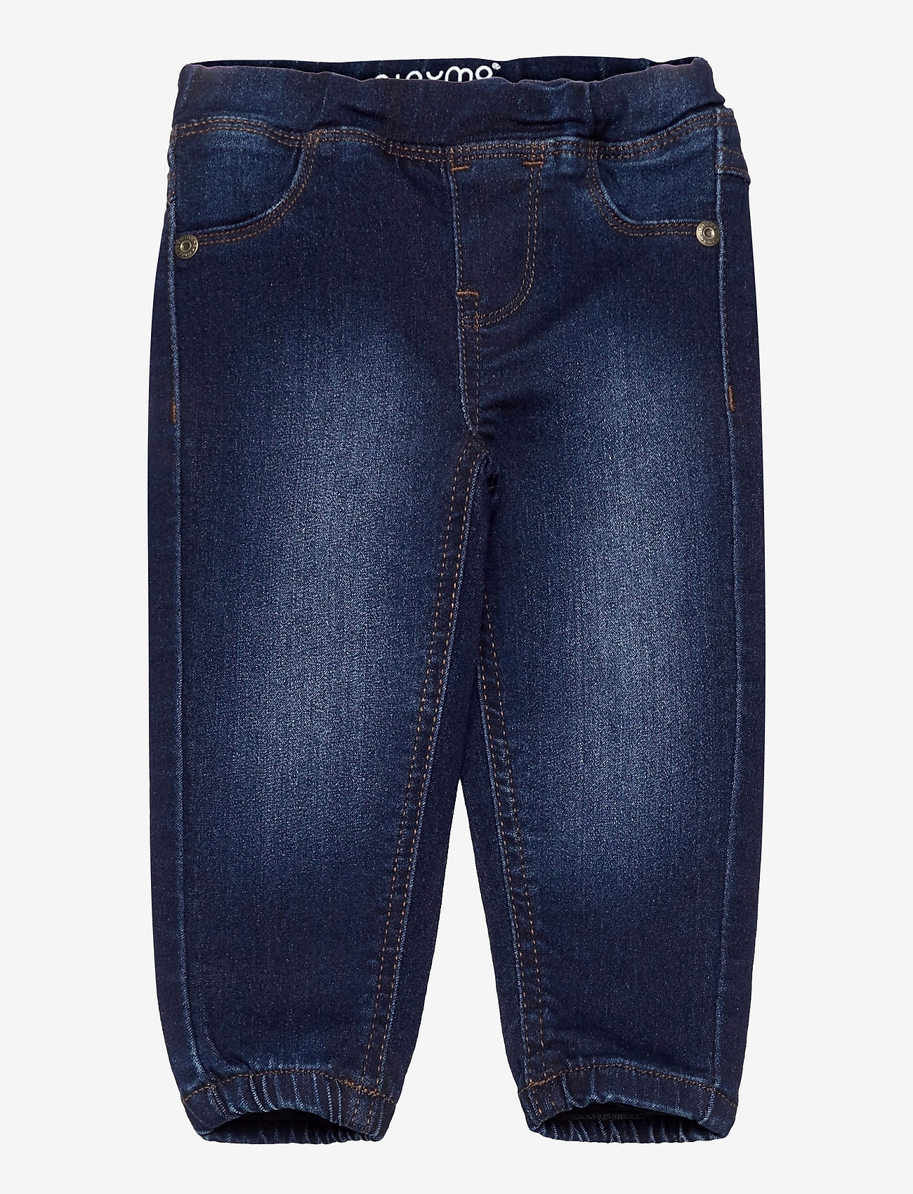 Minymo - Jeans power stretch loose fit - loose jeans - dark blue denim - 0