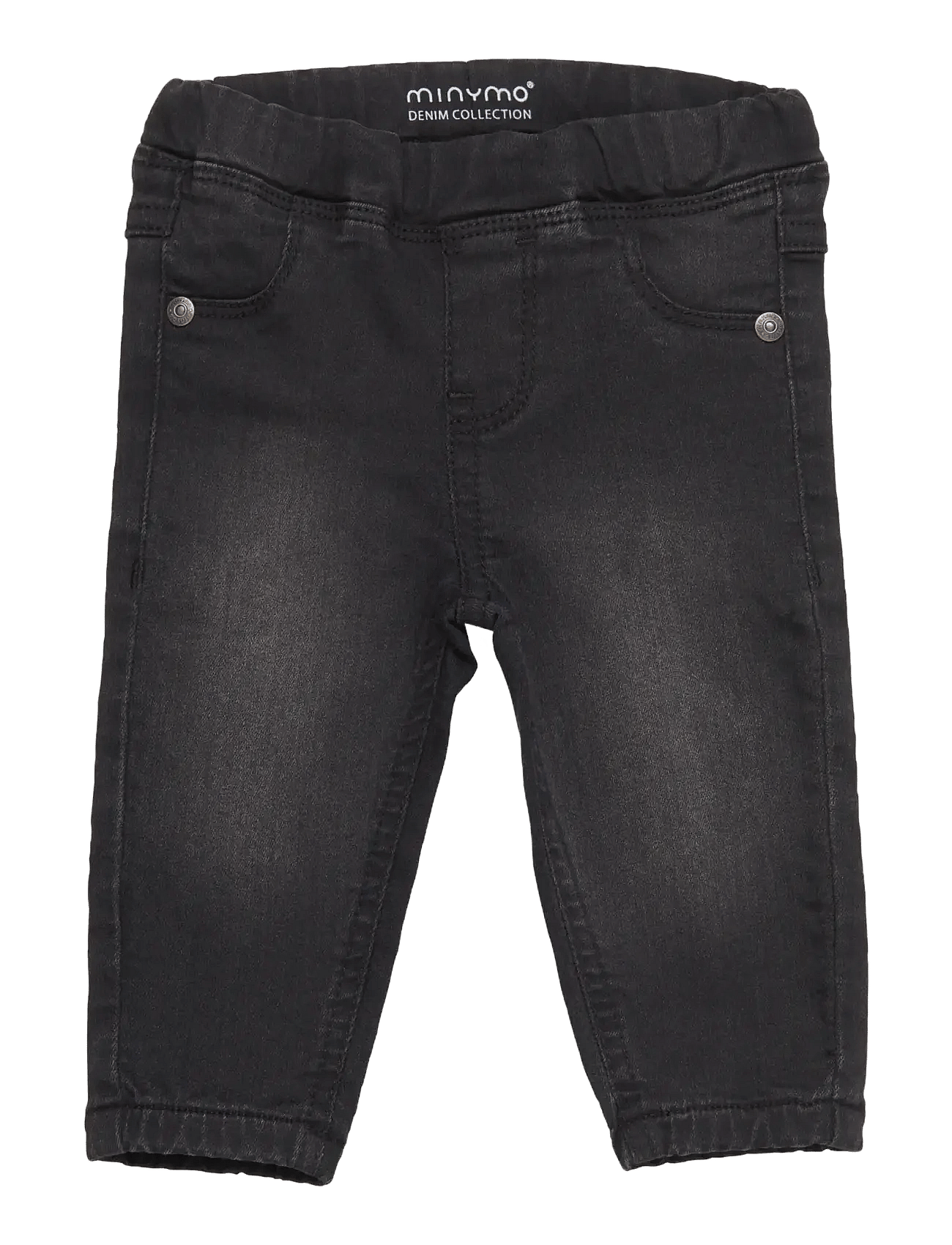 Grey Black Jeans Stretch Loose Fit NOOS str. 74