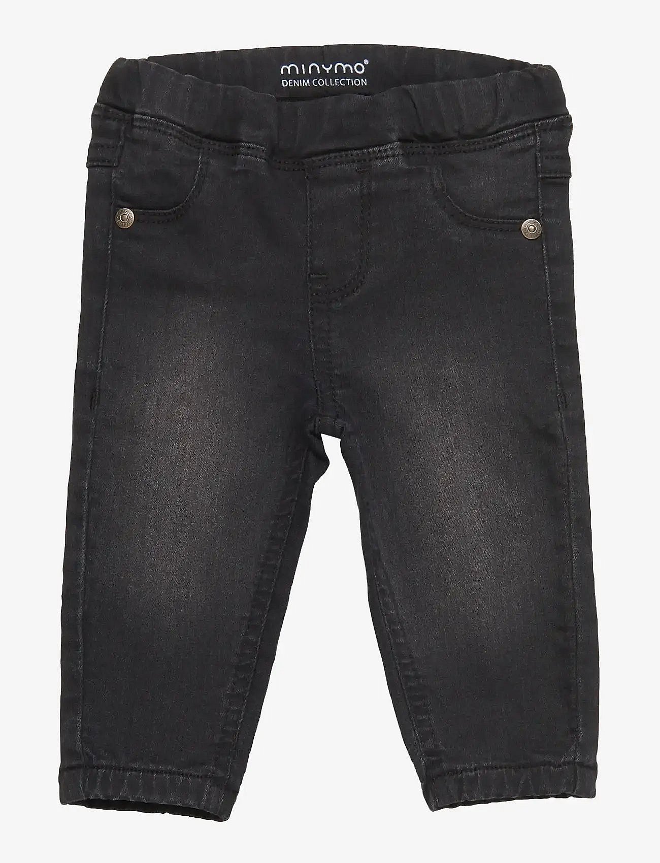 Grey Black Jeans Stretch Loose Fit NOOS str. 68