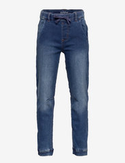 Minymo - Jeans boy stretch loose fit - alt laienevad teksad - denim - 0