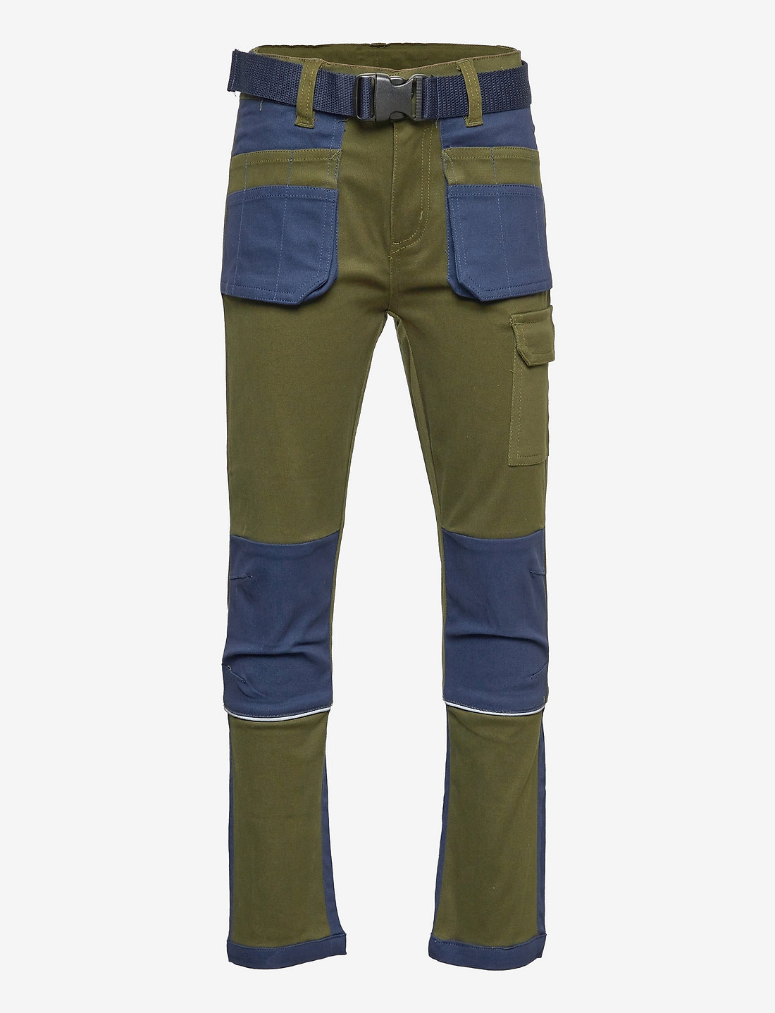 Minymo - Worker Pants - babybukser - forest night - 0