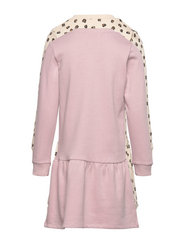 Minymo - Sweat Dress LS (2-pack) - sukienki dla dziewczynek z długim rękawem - violet ice - 1