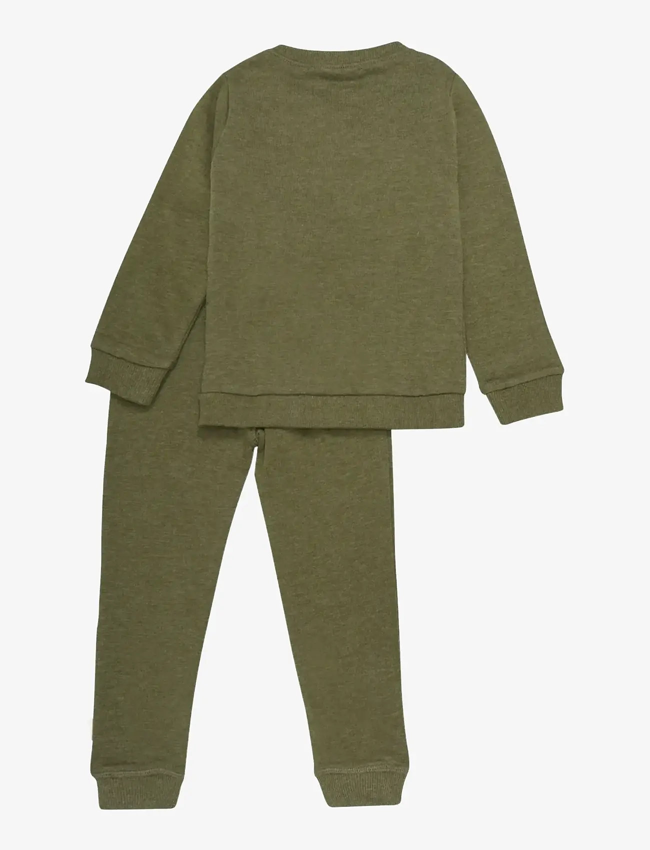 Minymo - Sweat Set (2-pcs) - treniņtērpi - dark olive - 4