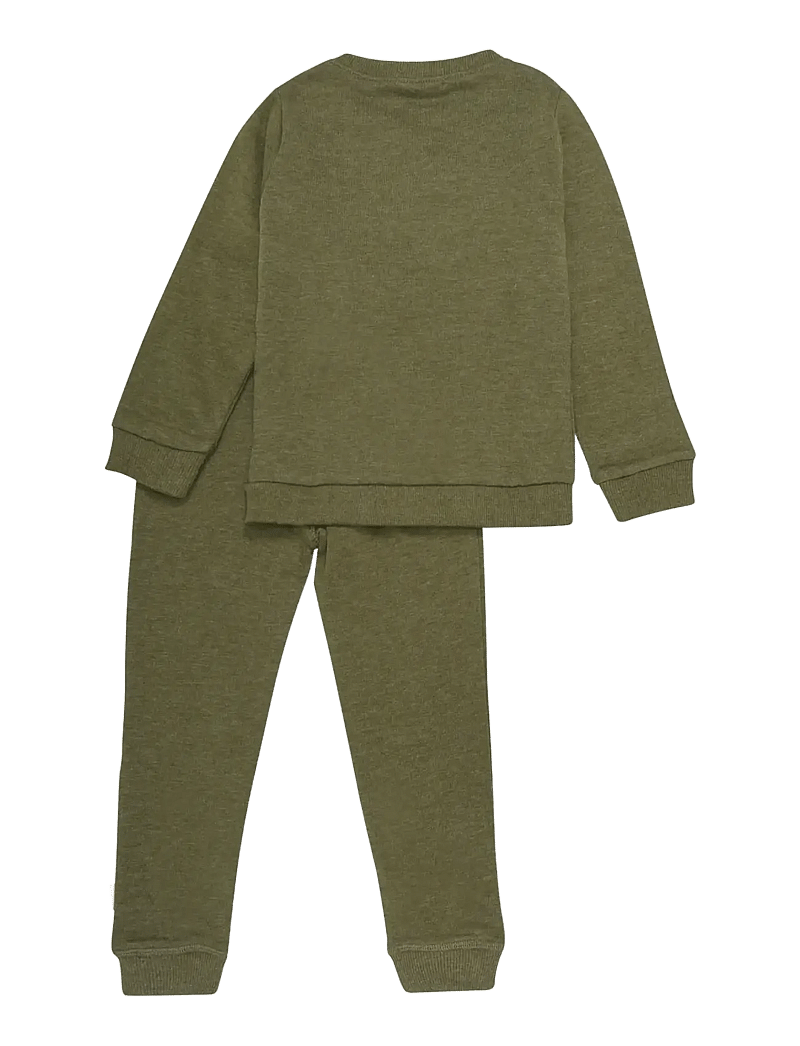 Minymo - Sweat Set (2-pcs) - treniņtērpi - dark olive - 4