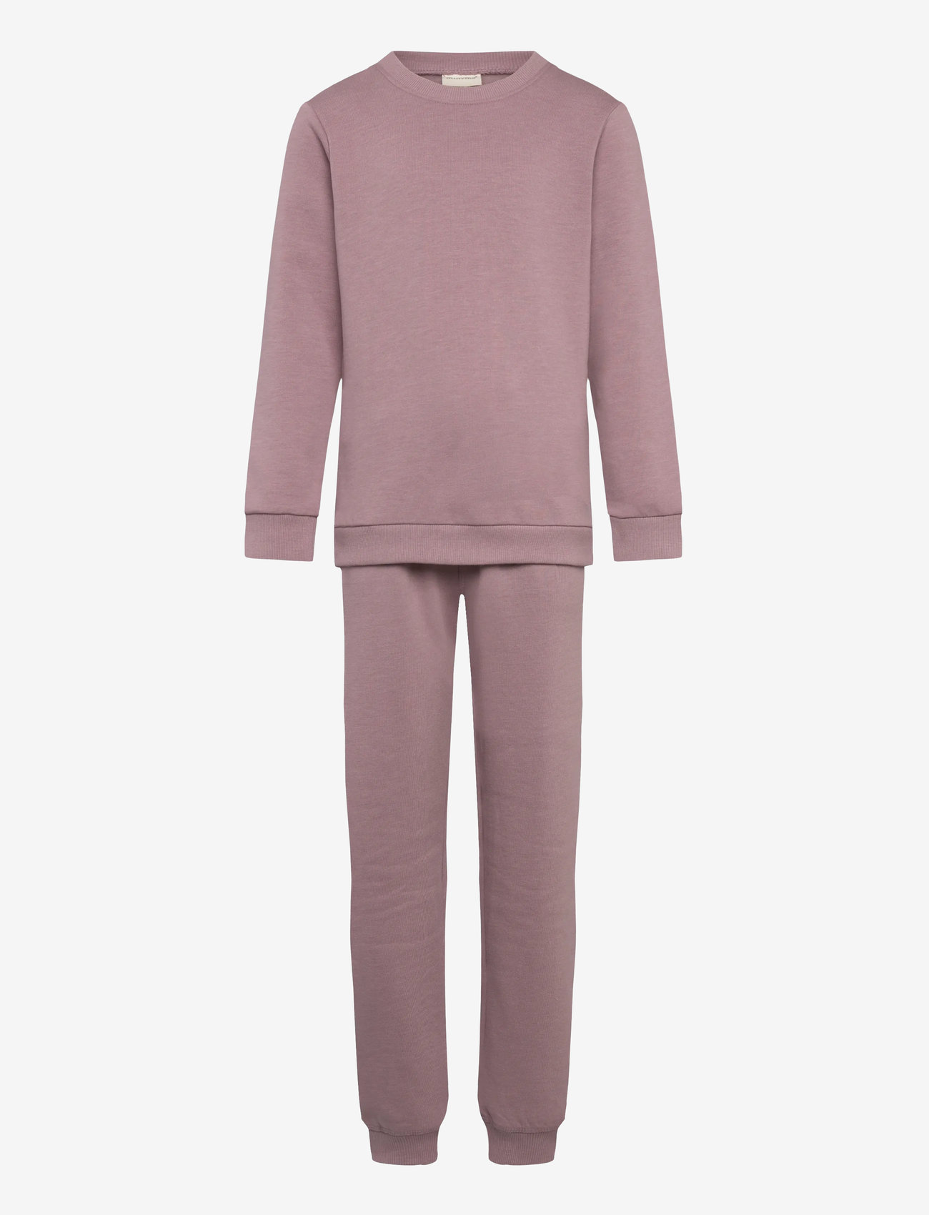 Minymo Sweat Set (2-pcs) - Oberteile - ELDERBERRY / pink/rose