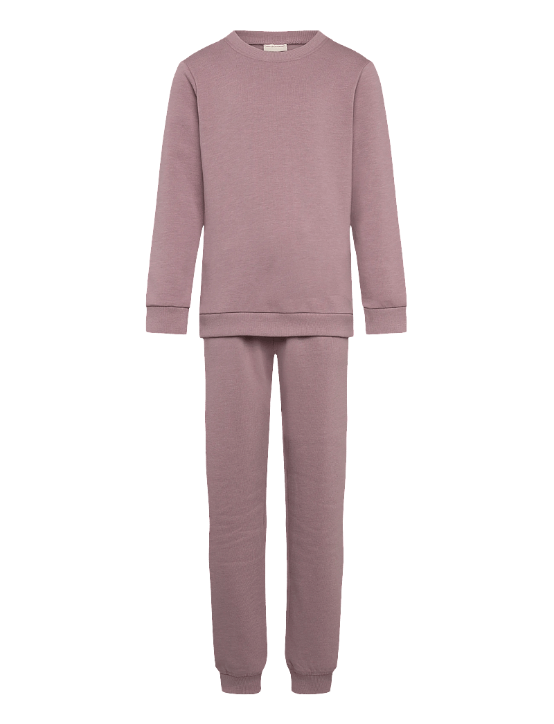 Minymo - Sweat Set (2-pcs) - sportanzüge - elderberry - 0