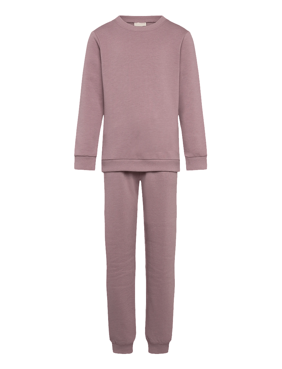 Minymo - Sweat Set (2-pcs) - sportanzüge - elderberry - 0
