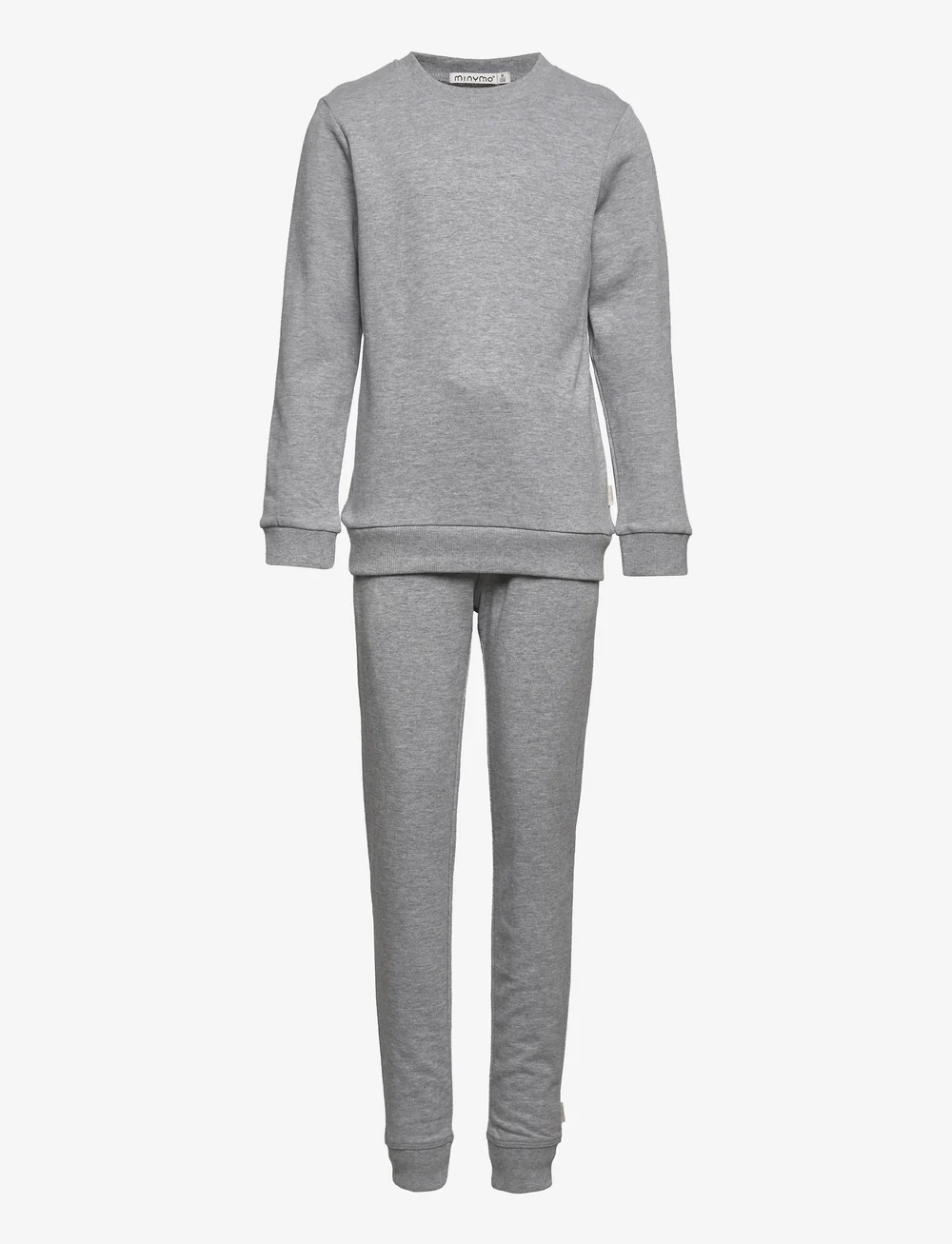 Minymo - Sweat Set (2-pcs) - sportanzüge - greymelange - 0