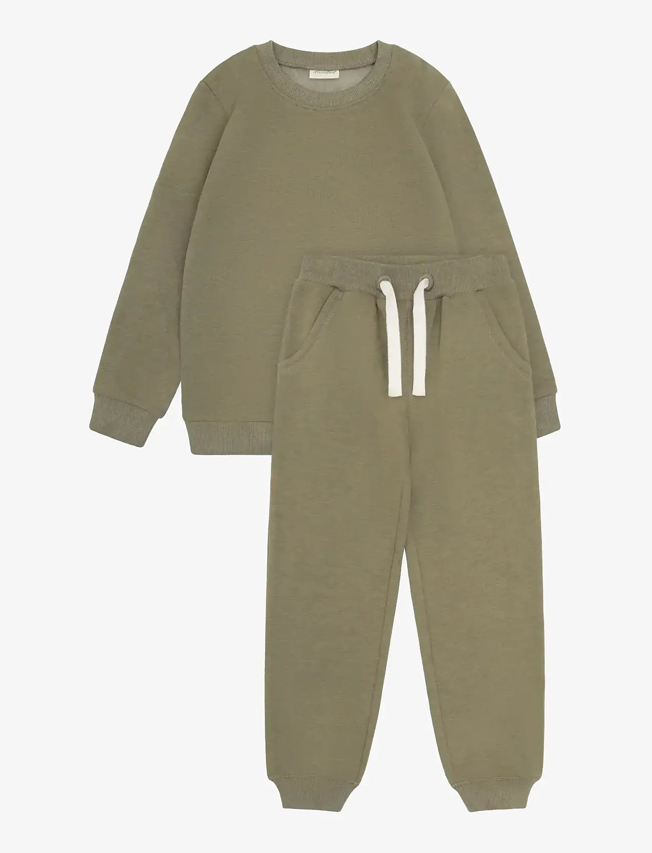 Minymo Sweat Set (2-pcs) - Multipack - VETIVER / khaki/green