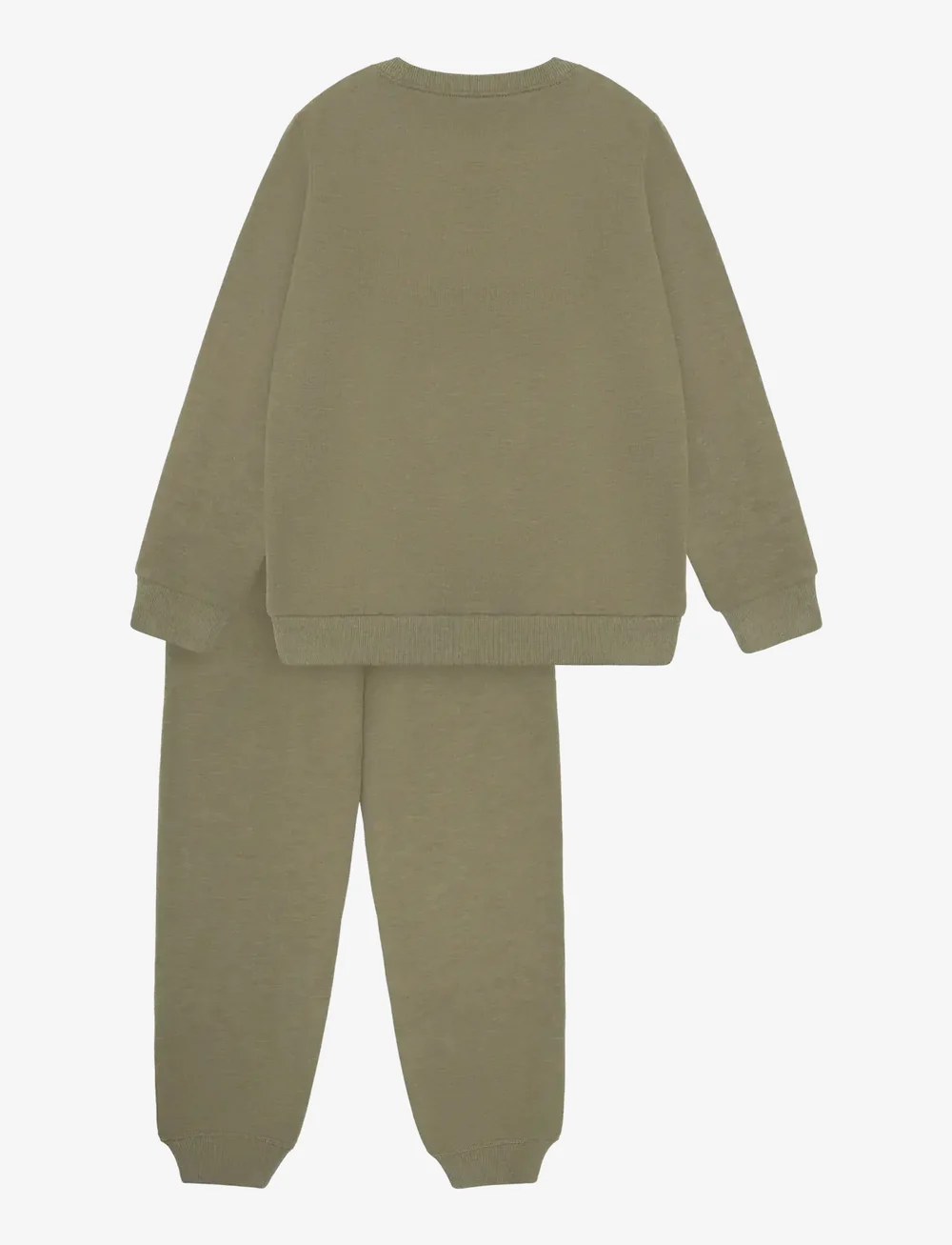 Minymo - Sweat Set (2-pcs) - verryttelypuvut - vetiver - 1