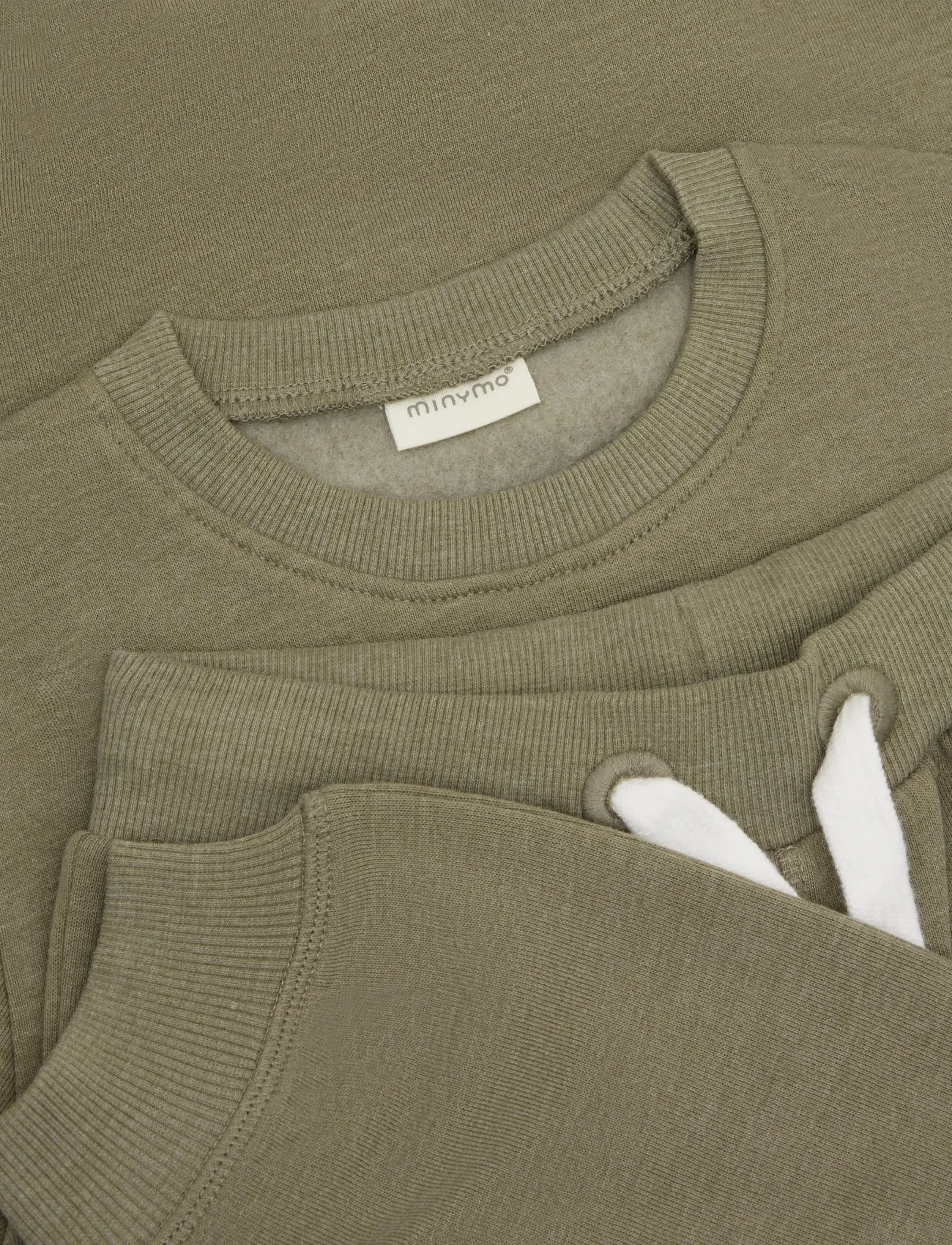 Minymo - Sweat Set (2-pcs) - laveste priser - vetiver - 4