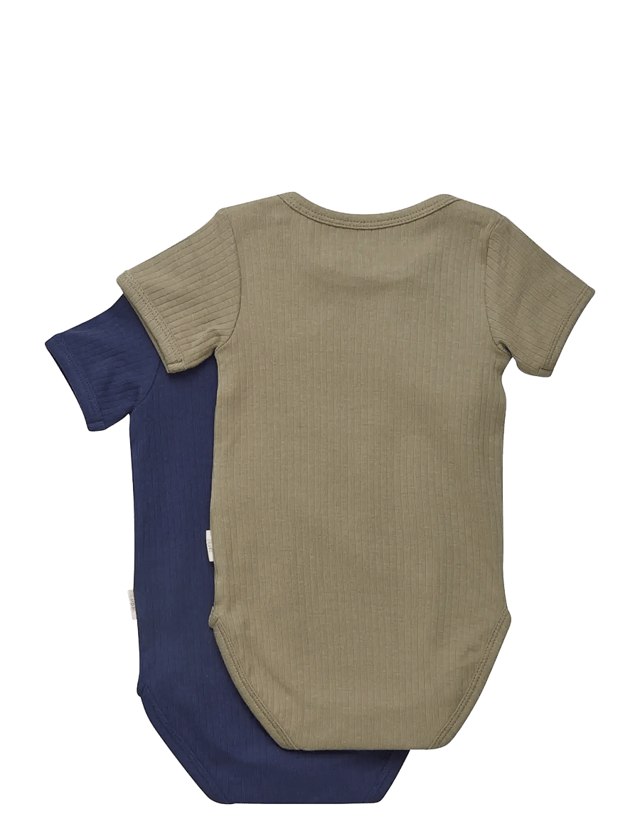 Minymo - Body SS (2-pack) - multipack bodys - dark navy - 1