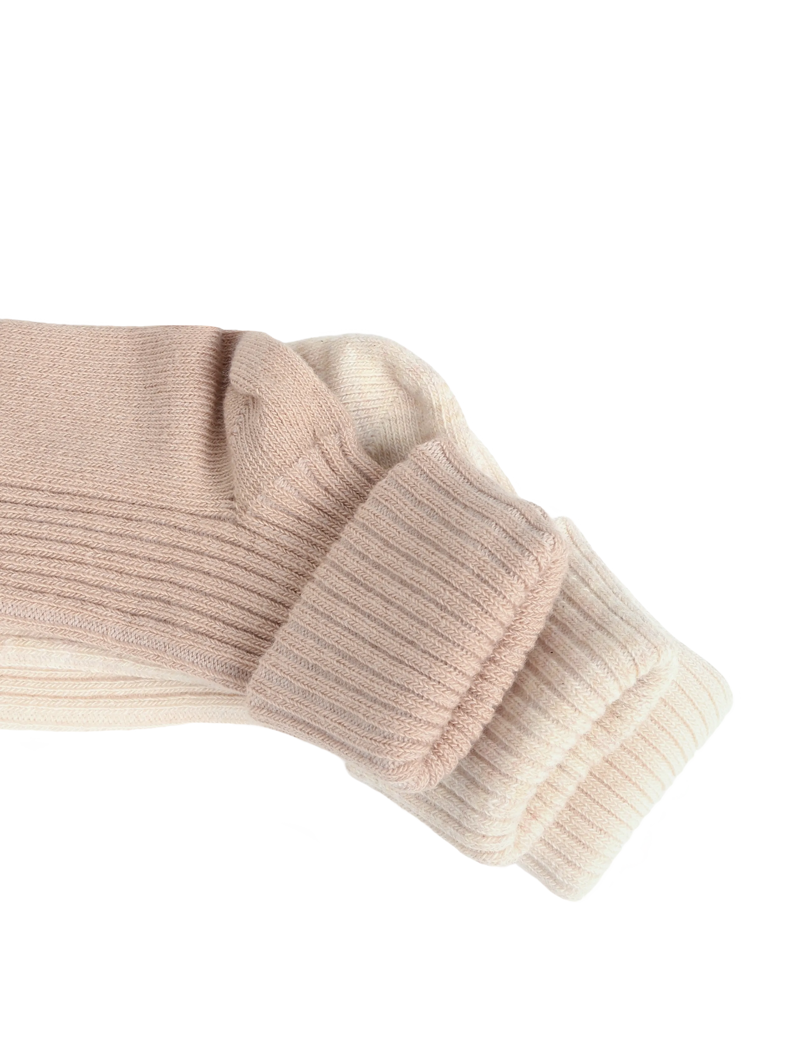 Minymo - Baby 2x2 rib sock (3-pack) - baby-socken - birch - 2
