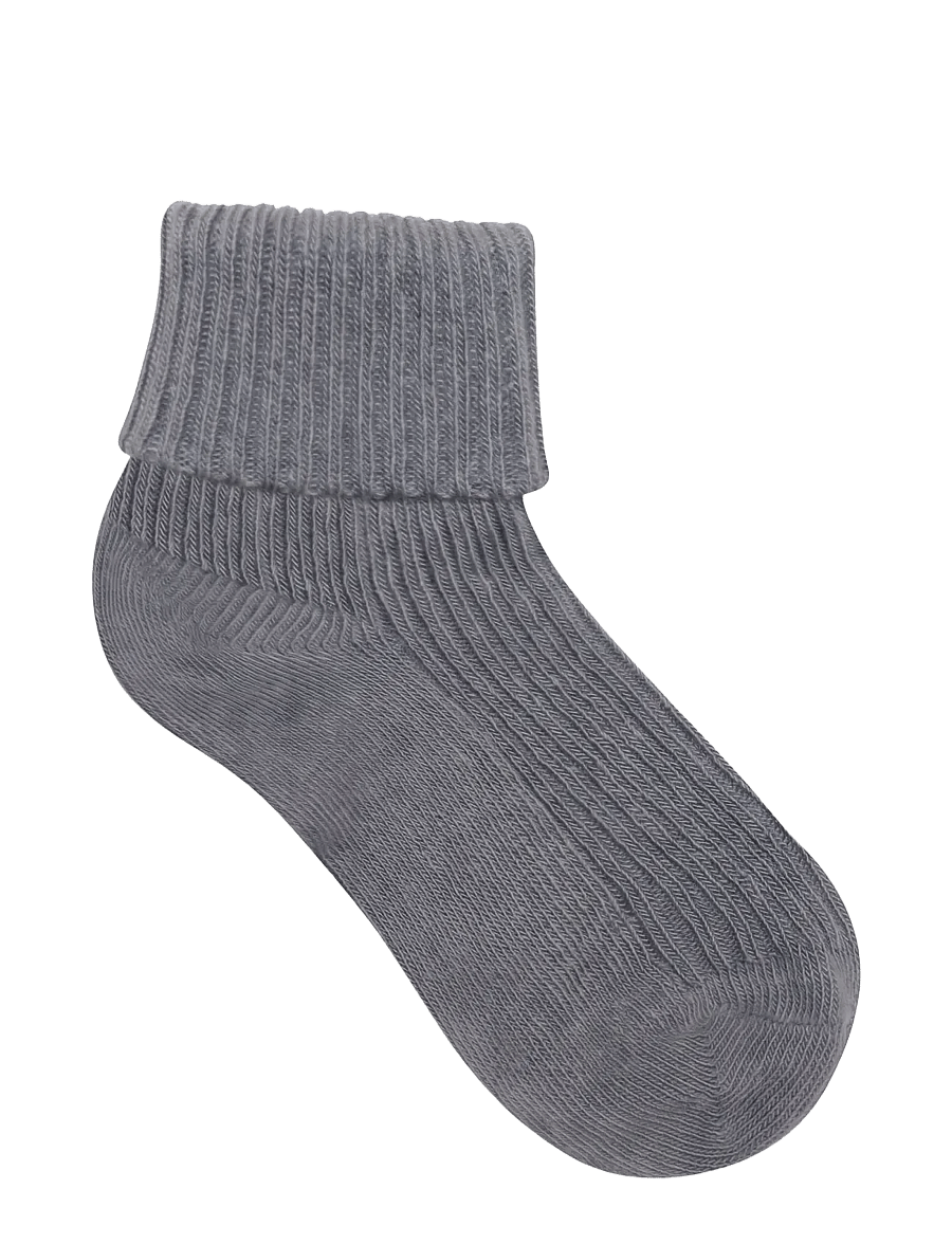 Minymo - Baby 2x2 rib sock (3-pack) - baby-socken - blau gray - 2