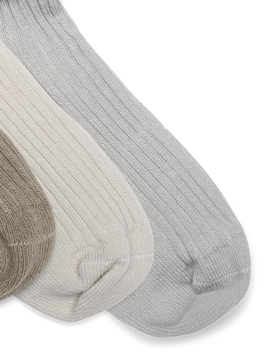 Minymo - Baby sock rib (3 pack) - baby-socken - willam gray - 2