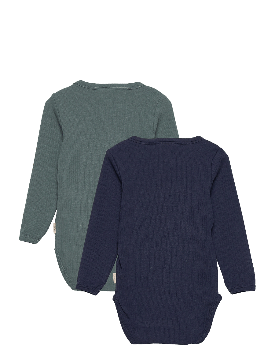 Minymo - Body LS (2-pack) - multipack bodys - goblin blue - 1