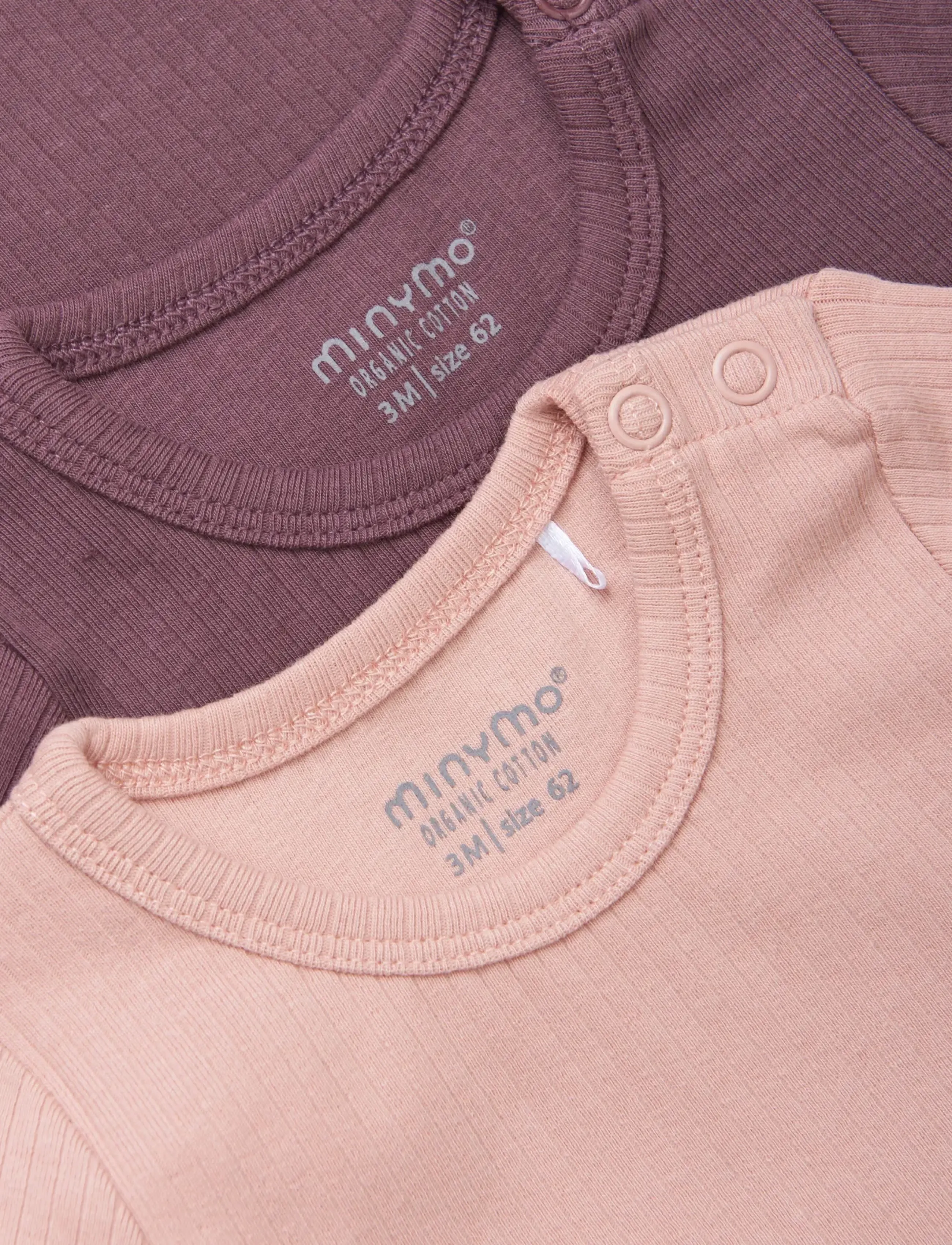 Minymo - Body LS (2-pack) - madalaimad hinnad - misty rose - 2