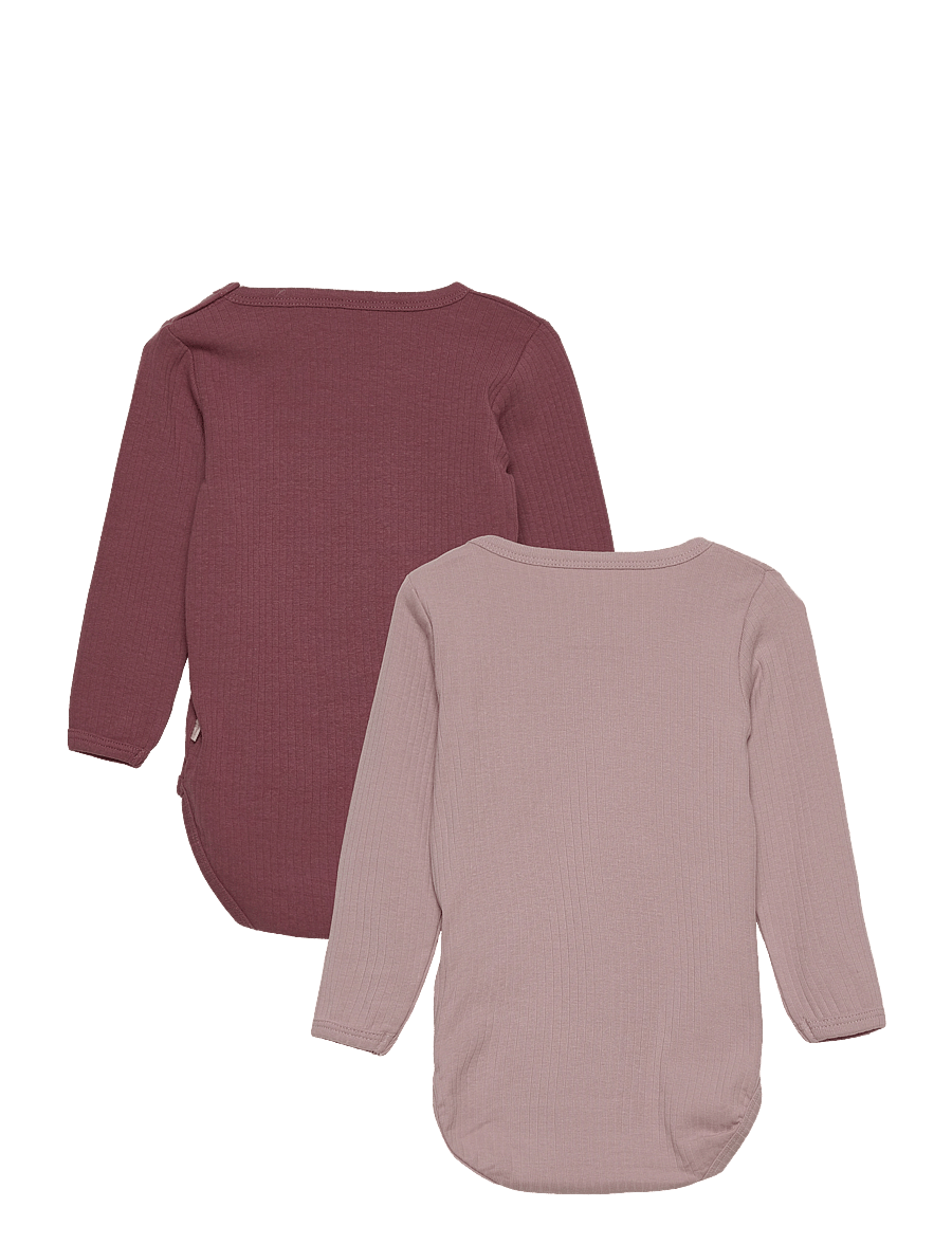 Minymo - Body LS (2-pack) - multipack bodys - violet ice - 1