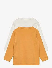 Minymo - Blouse LS (2-pack) - long-sleeved t-shirts - amber gold - 1